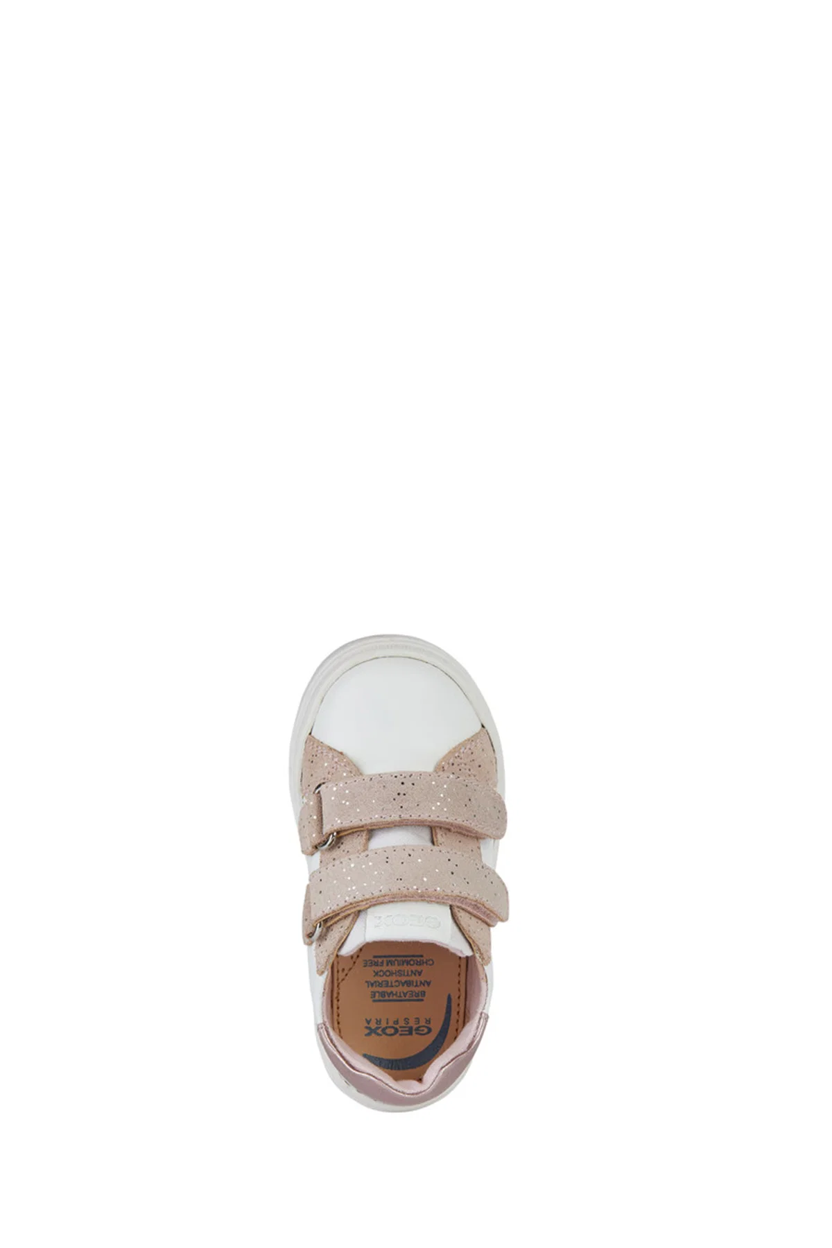 Geox Kız Bebek Beyaz Nashik Bantlı Deri Sneaker - Image 5