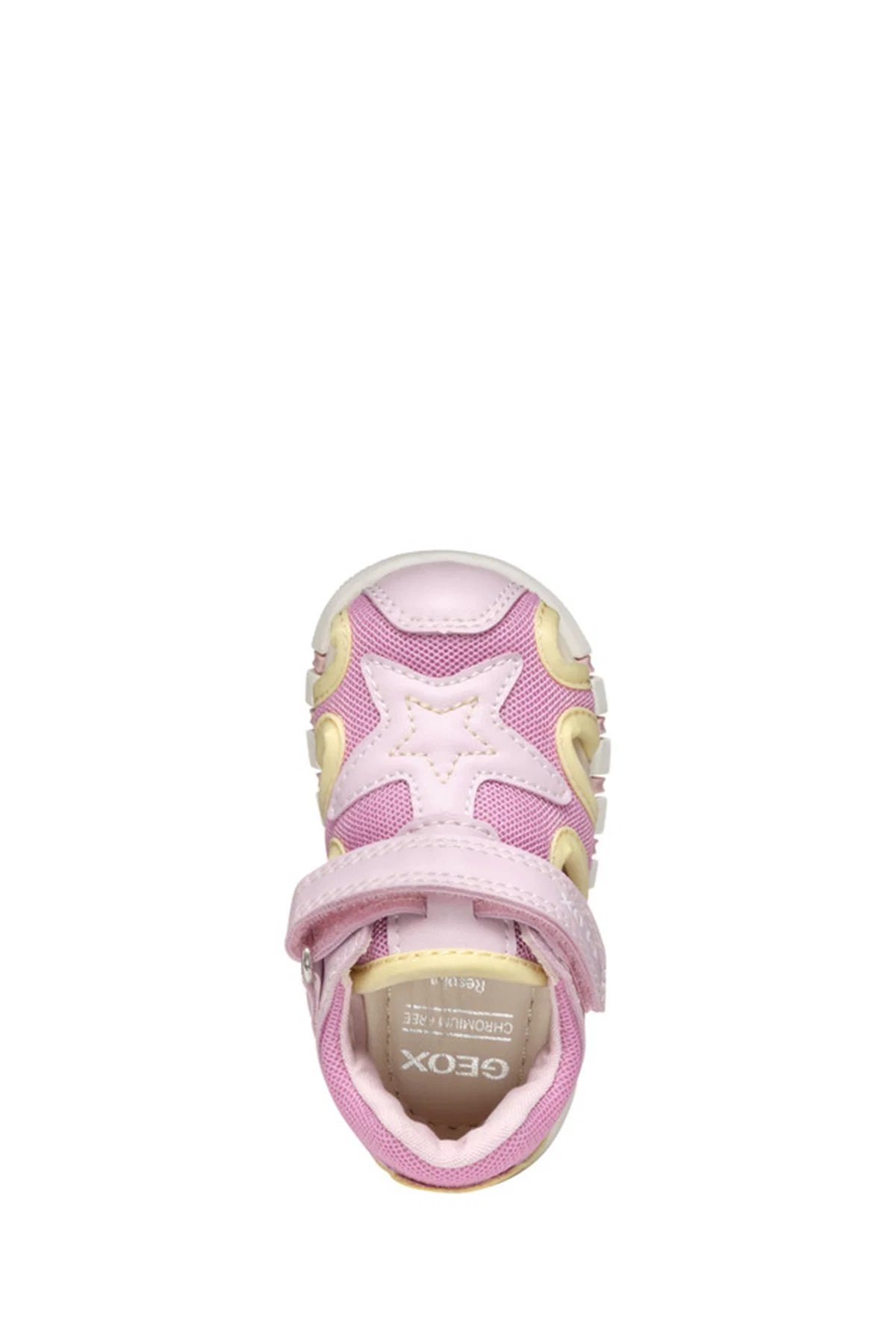 Geox Kız Bebek Pembe B Sandal Iupidoo A - Synt + Mesh Bantlı Kumaş Sandalet - Image 5