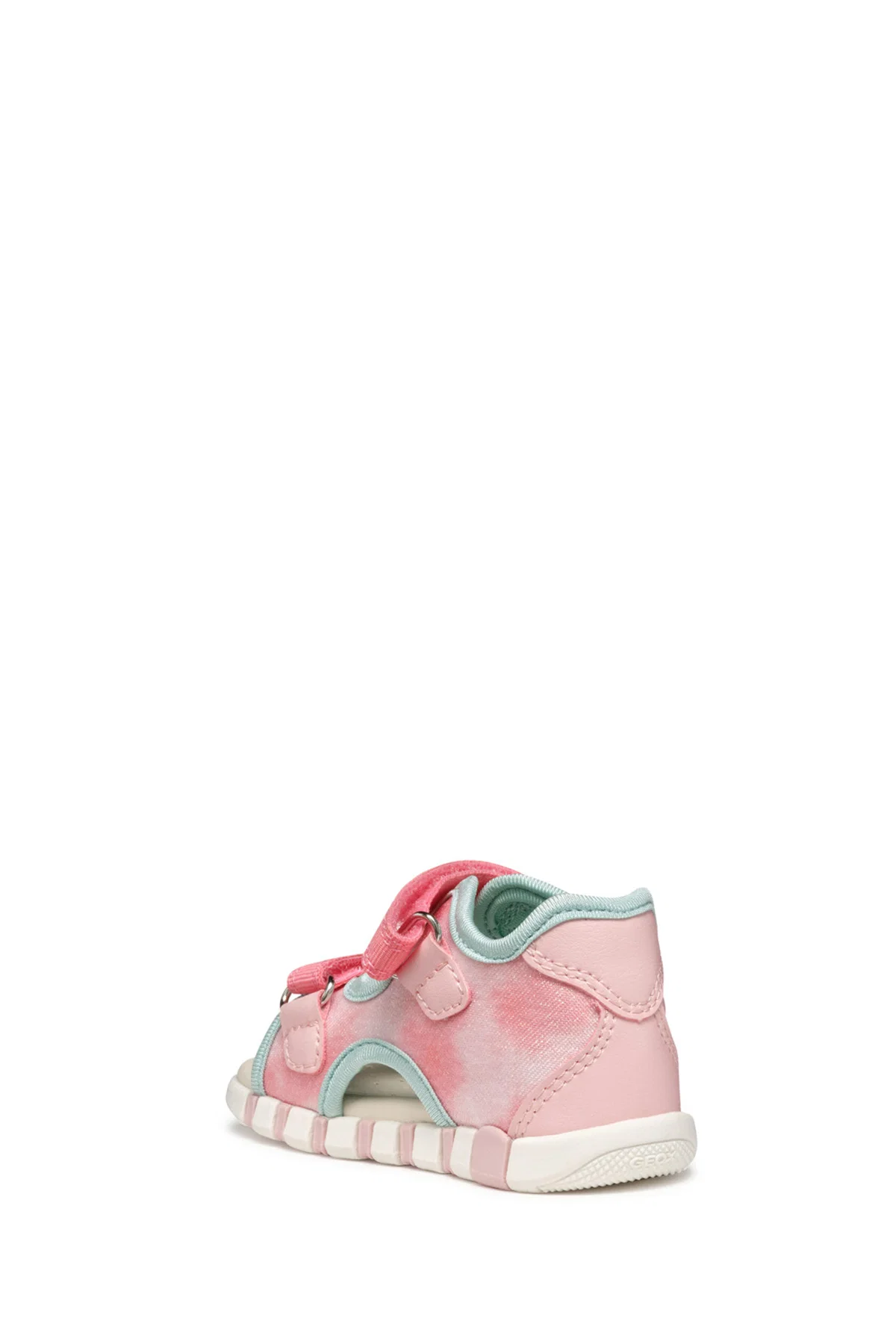 Geox Kız Bebek Pembe B Sandal Iupidoo A - Text + Gbk Çift Bantlı Kumaş Sandalet - Image 2