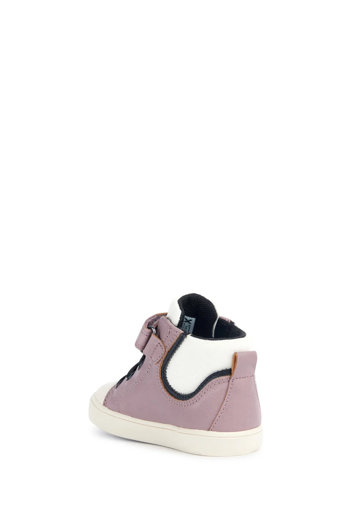 Geox Kız Bebek Pembe Bantlı Süet Deri Sneaker - Image 3