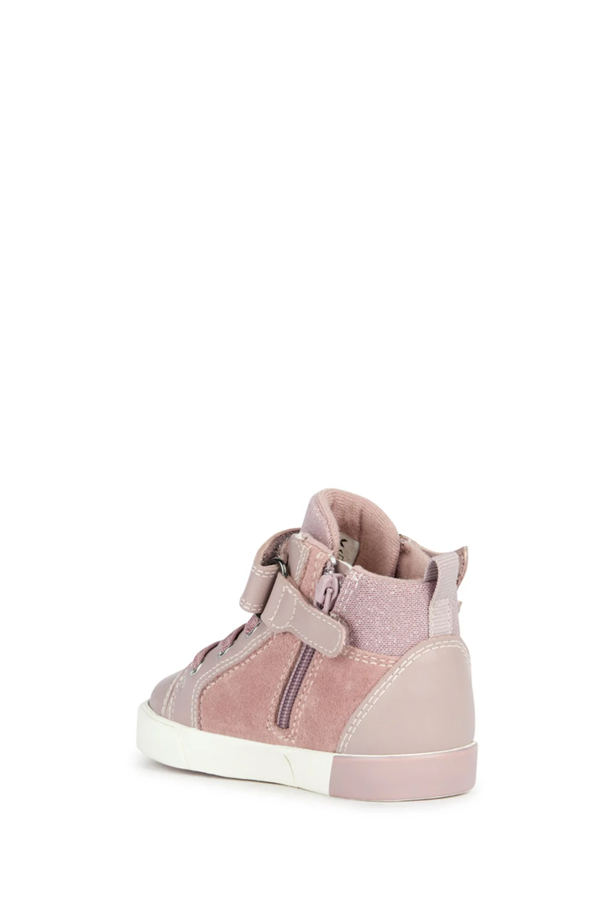 Geox Kız Bebek Pembe Kılwı Bantlı Süet Deri Sneaker - Image 3