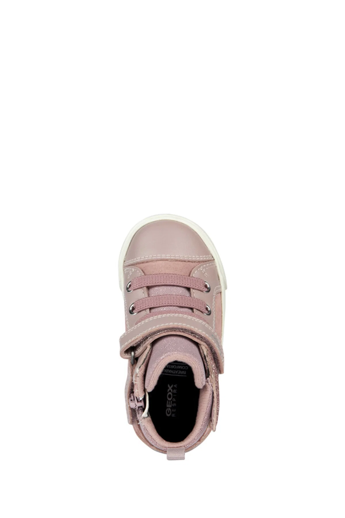 Geox Kız Bebek Pembe Kılwı Bantlı Süet Deri Sneaker - Image 5