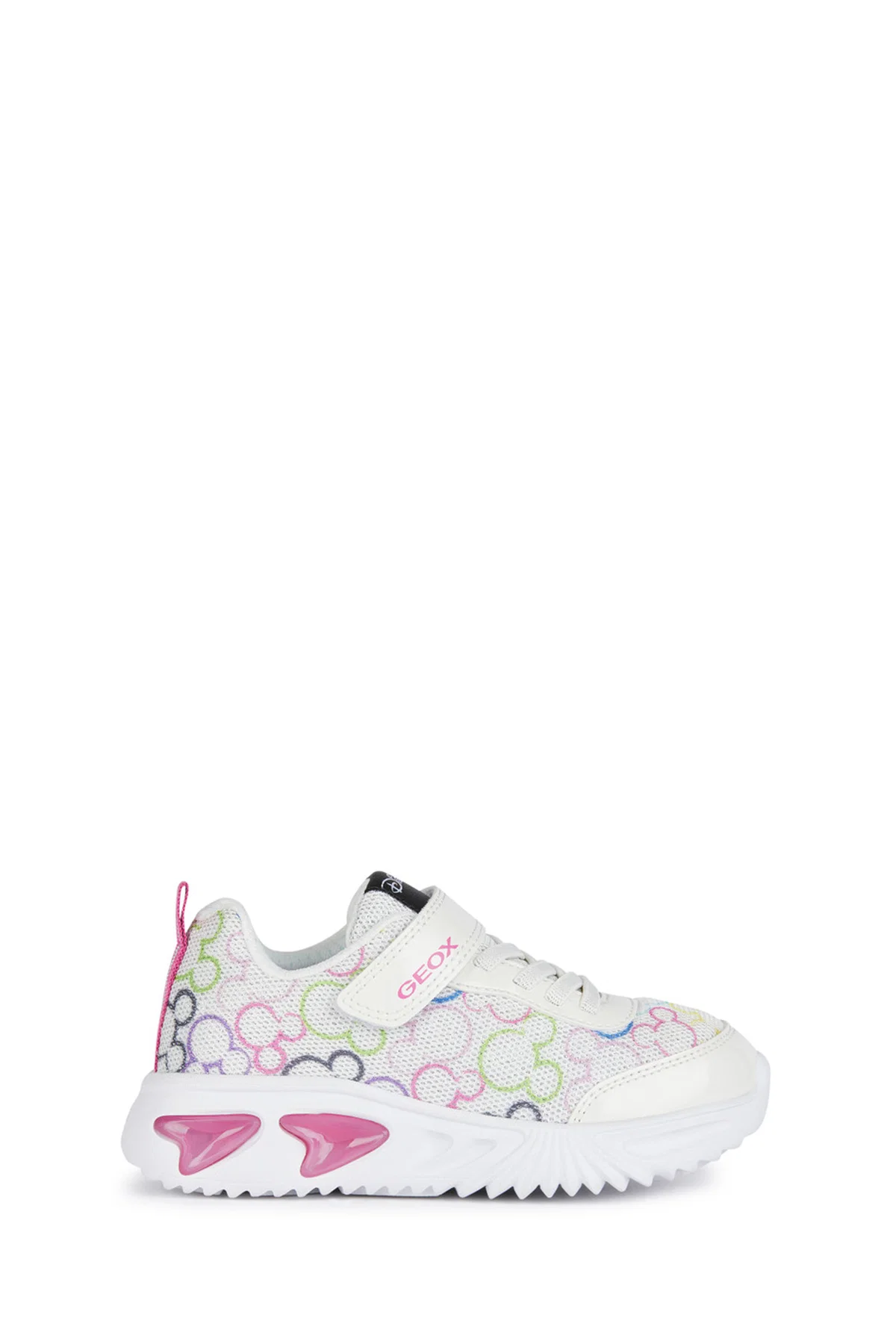 Geox Kız Çocuk Beyaz Assister Bantlı Deri Sneaker