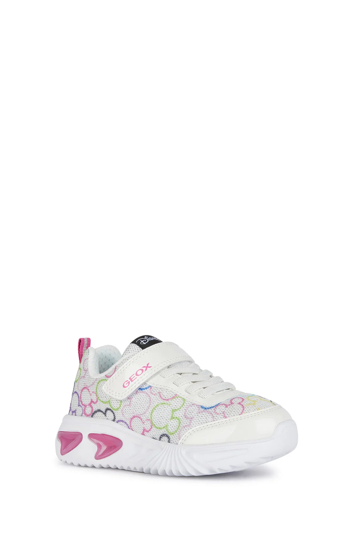 Geox Kız Çocuk Beyaz Assister Bantlı Deri Sneaker - Image 2