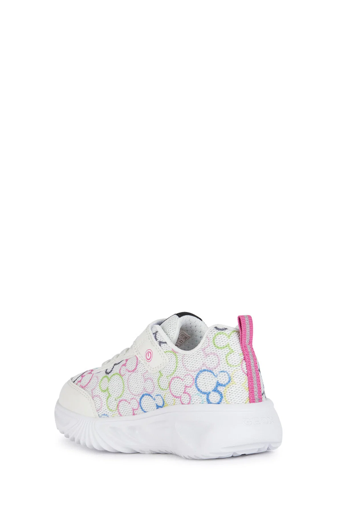 Geox Kız Çocuk Beyaz Assister Bantlı Deri Sneaker - Image 3