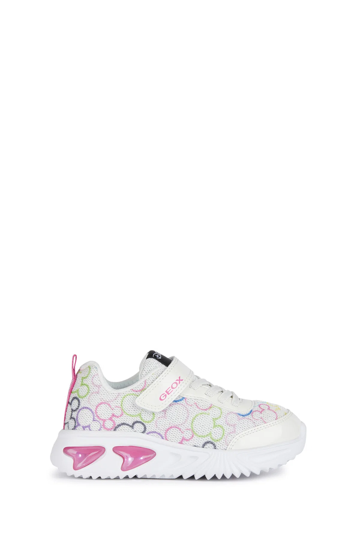 Geox Kız Çocuk Beyaz Assister Bantlı Deri Sneaker - Image 7