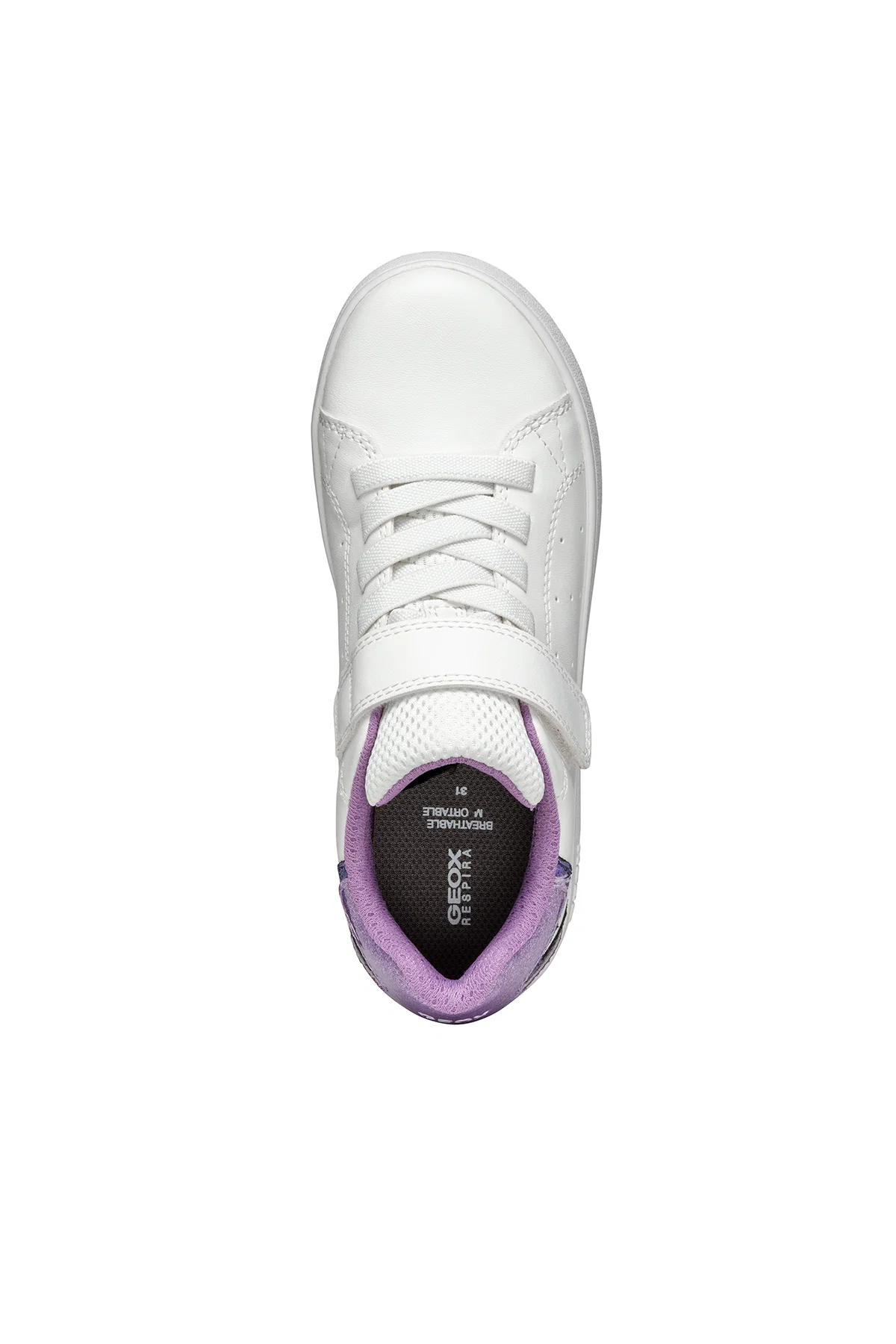 Geox Kız Çocuk Beyaz Eclyper Bağcıklı Sneaker - Image 8