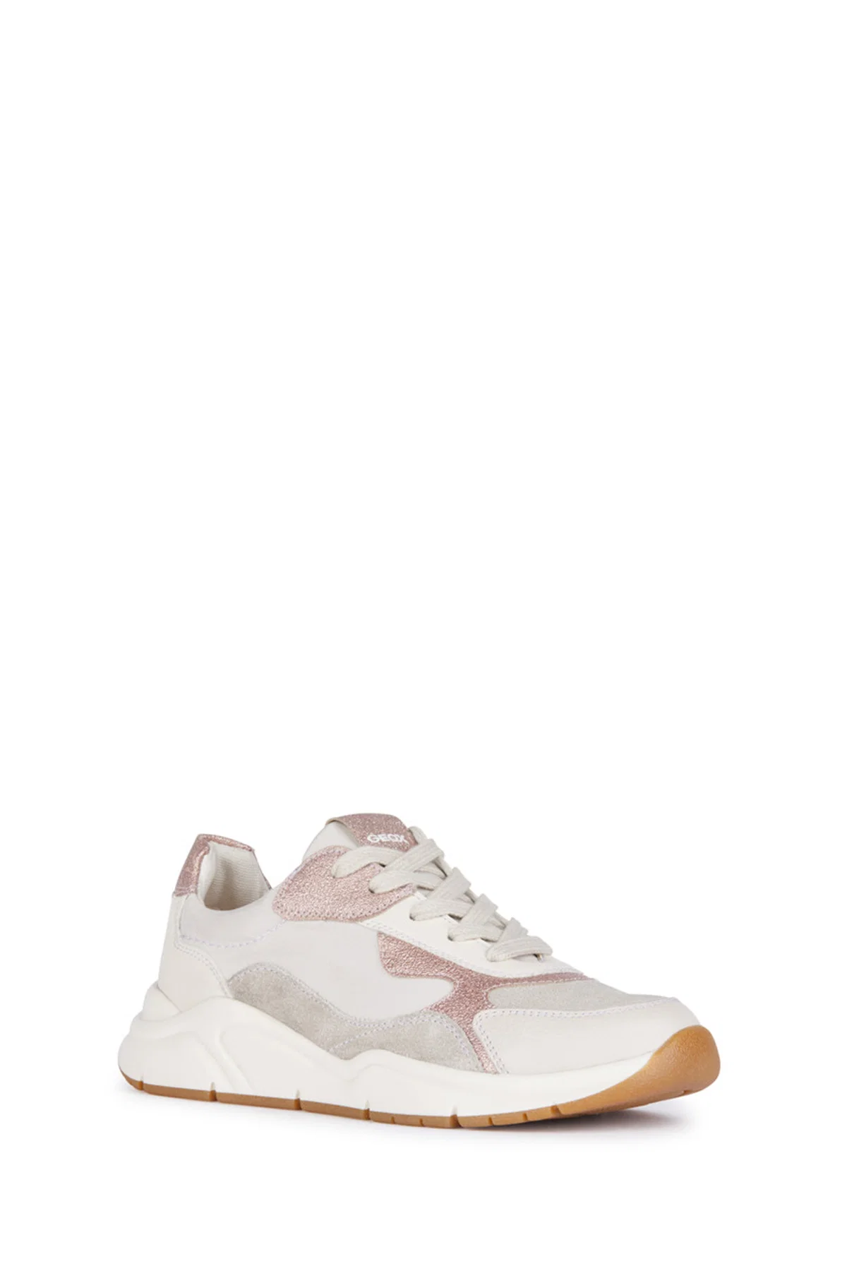 Geox Kız Çocuk Beyaz Mawazy Bağcıklı Sneaker - Image 2