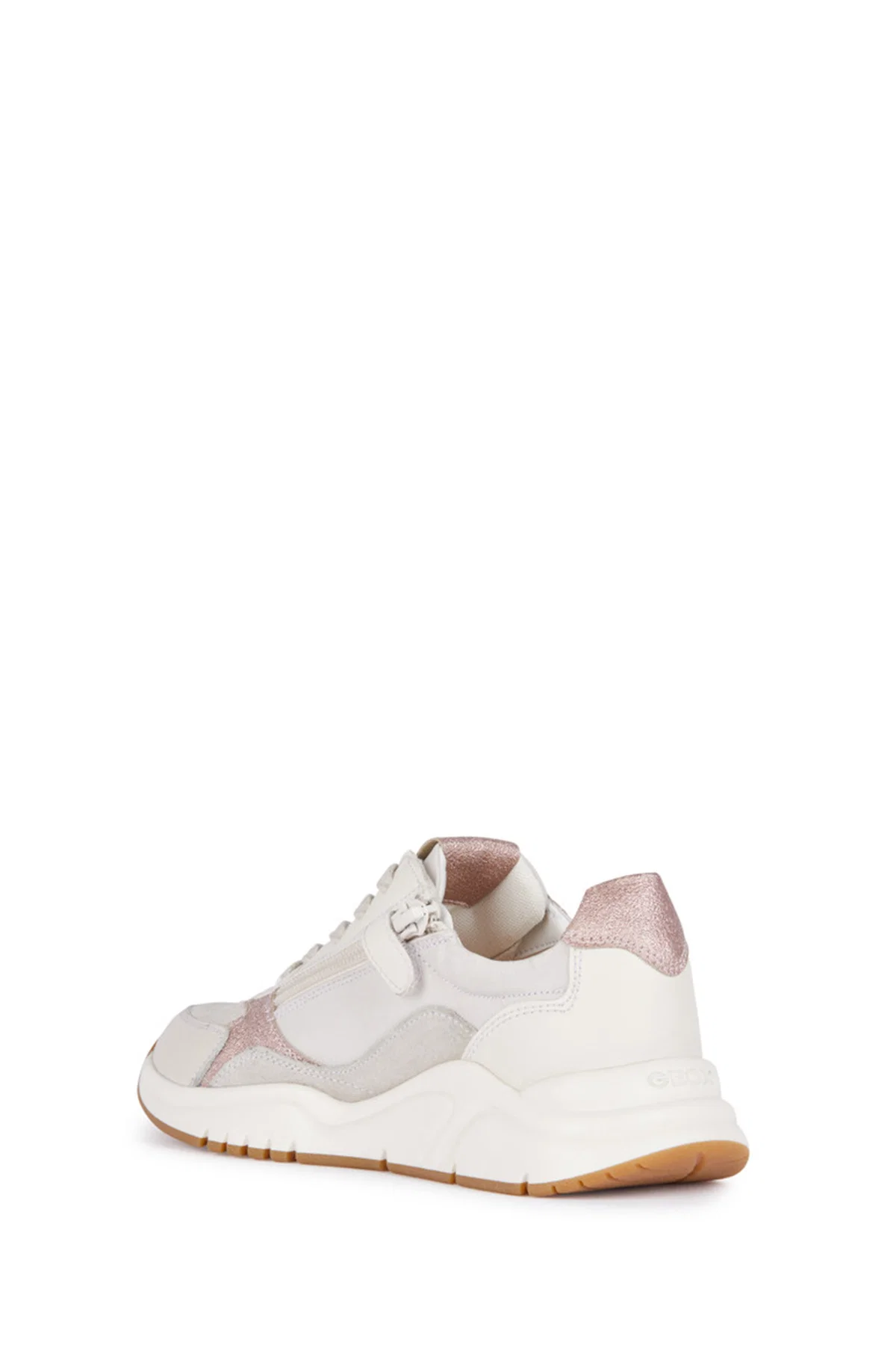 Geox Kız Çocuk Beyaz Mawazy Bağcıklı Sneaker - Image 3