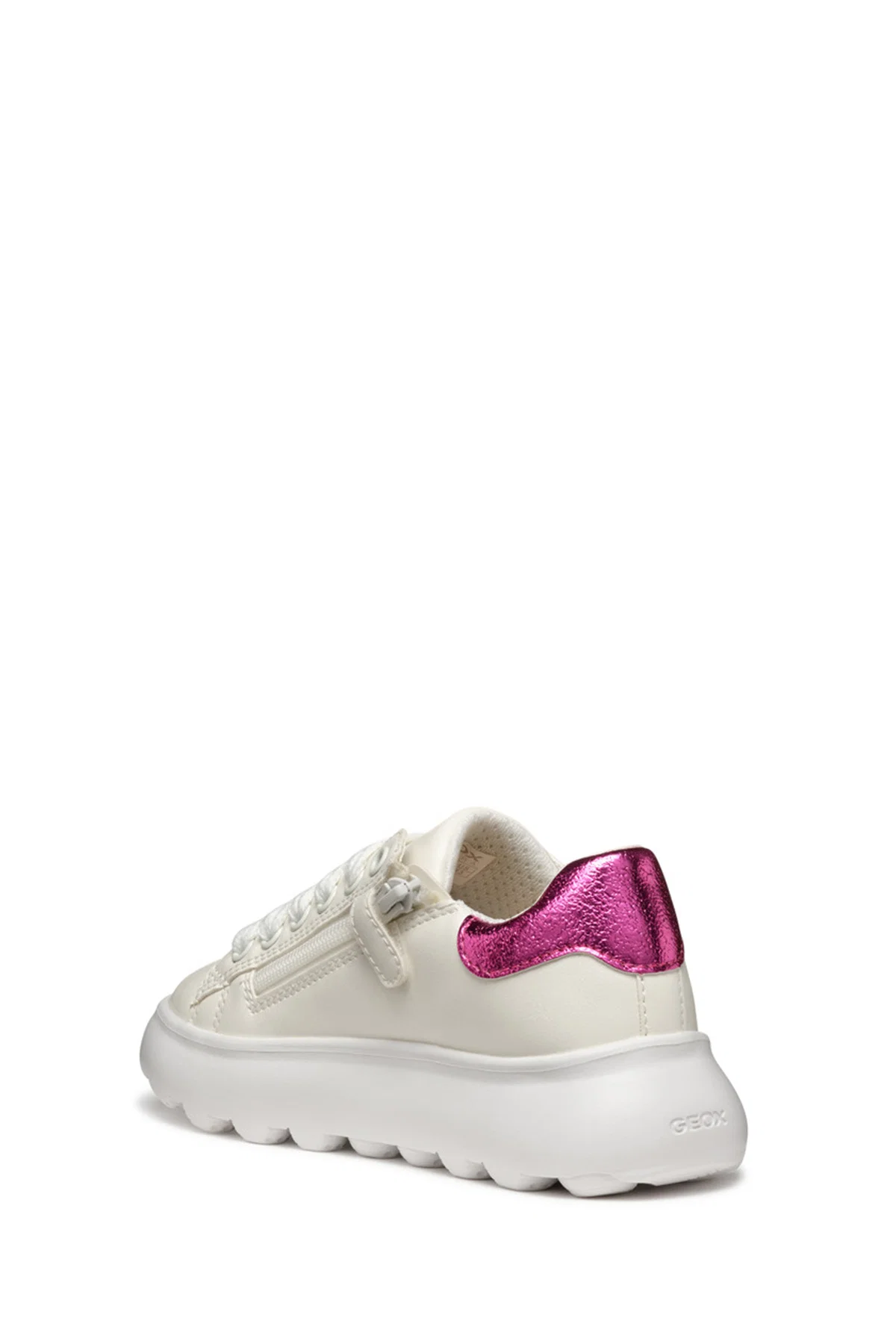 Geox Kız Çocuk Beyaz Puffypop Sneaker - Image 3