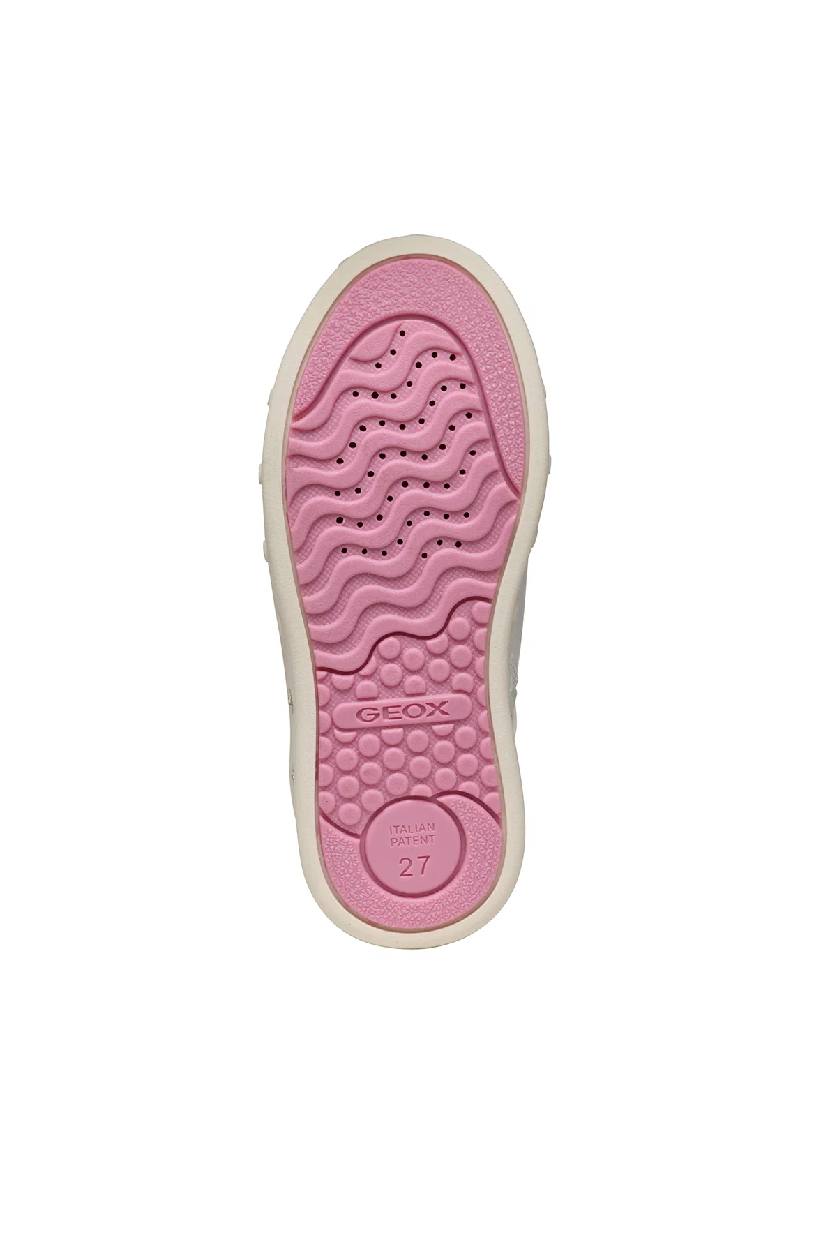 Geox Kız Çocuk Beyaz Skylin Bağcıklı Desenli Bilekli Sneaker - Image 9