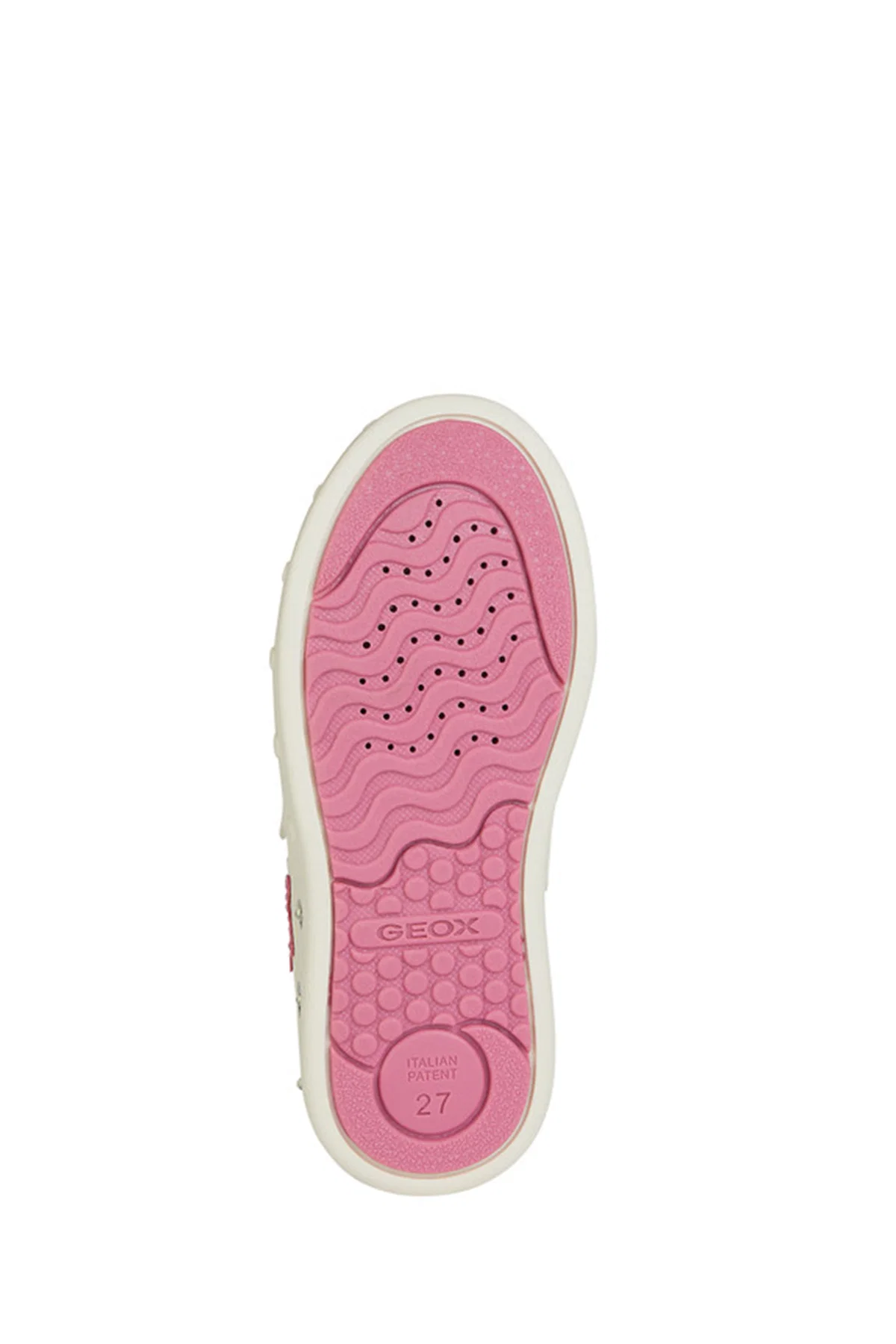 Geox Kız Çocuk Beyaz Skylin Bantlı Deri Sneaker - Image 6