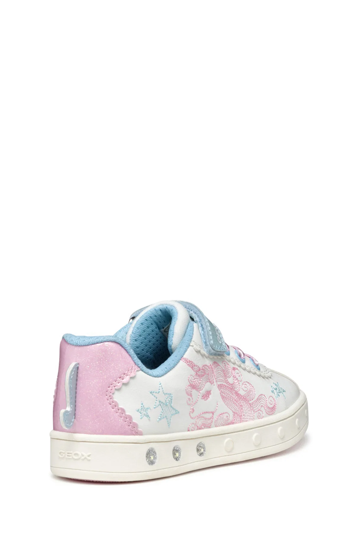 Geox Kız Çocuk Beyaz Skylin Desenli Sneaker - Image 5