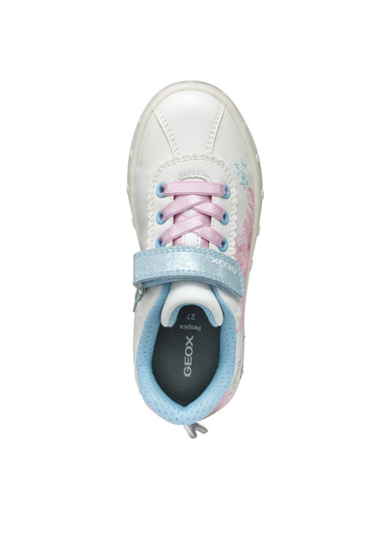Geox Kız Çocuk Beyaz Skylin Desenli Sneaker - Image 6