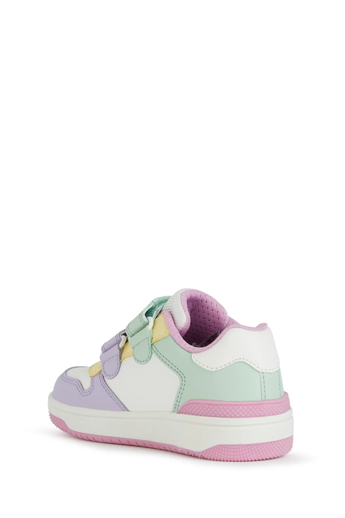 Geox Kız Çocuk Beyaz Washiba Bantlı Deri Sneaker - Image 3