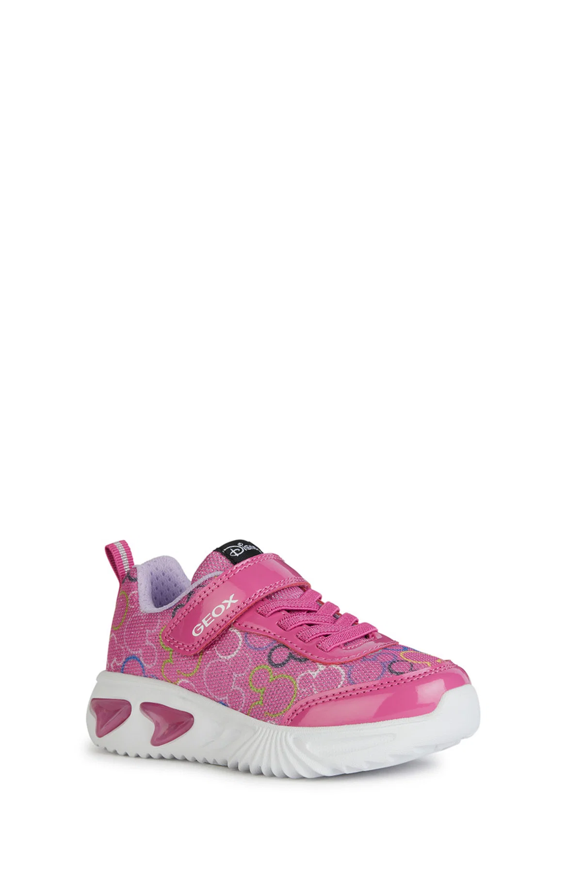 Geox Kız Çocuk Fuşya Assister Bantlı Kumaş Sneaker - Image 2