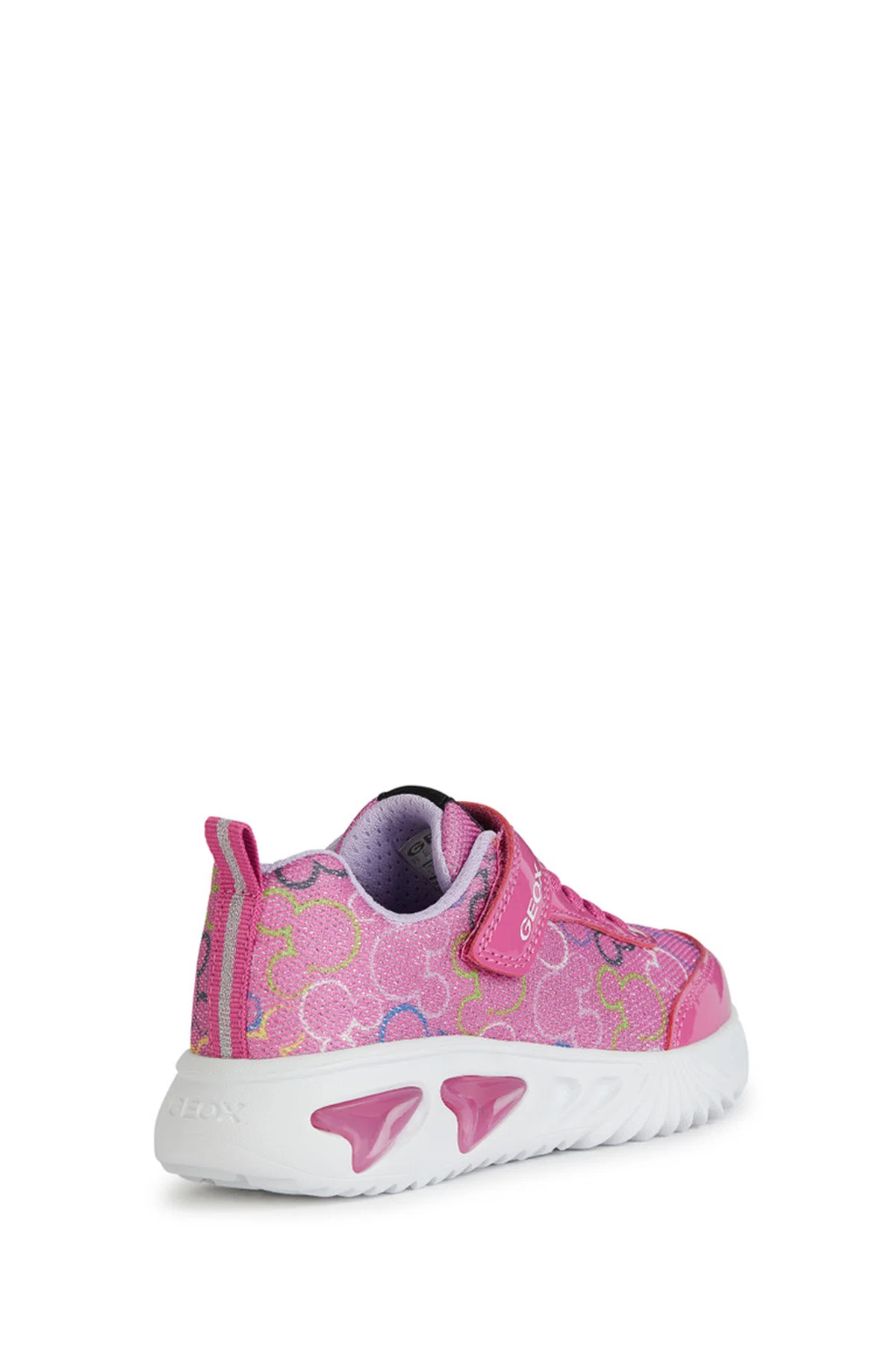Geox Kız Çocuk Fuşya Assister Bantlı Kumaş Sneaker - Image 4