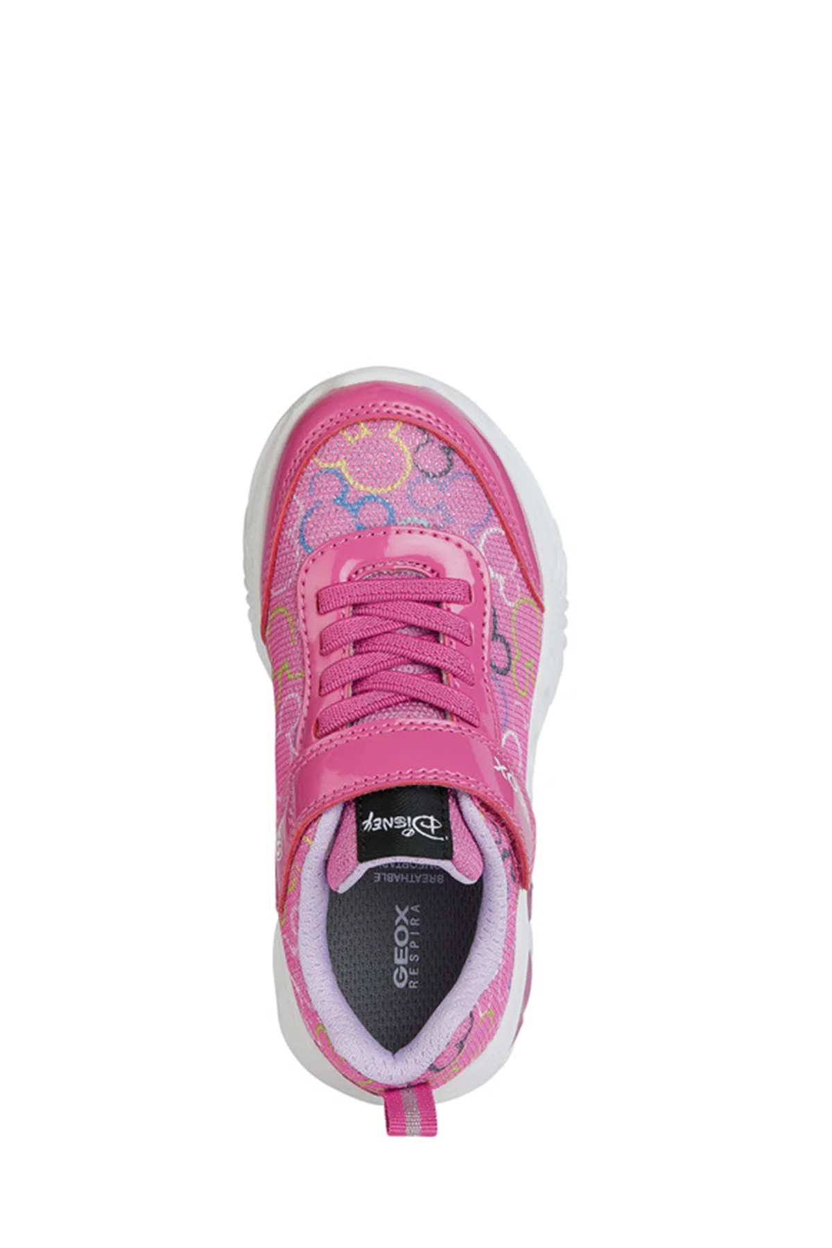 Geox Kız Çocuk Fuşya Assister Bantlı Kumaş Sneaker - Image 5