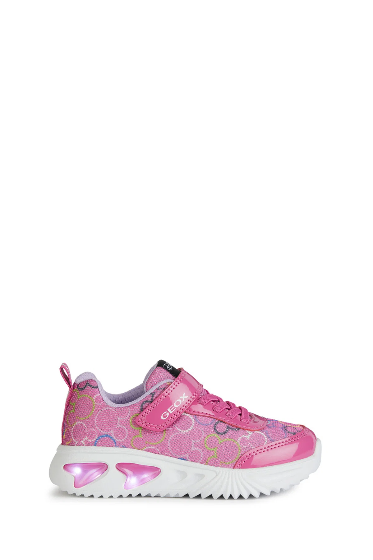 Geox Kız Çocuk Fuşya Assister Bantlı Kumaş Sneaker - Image 7