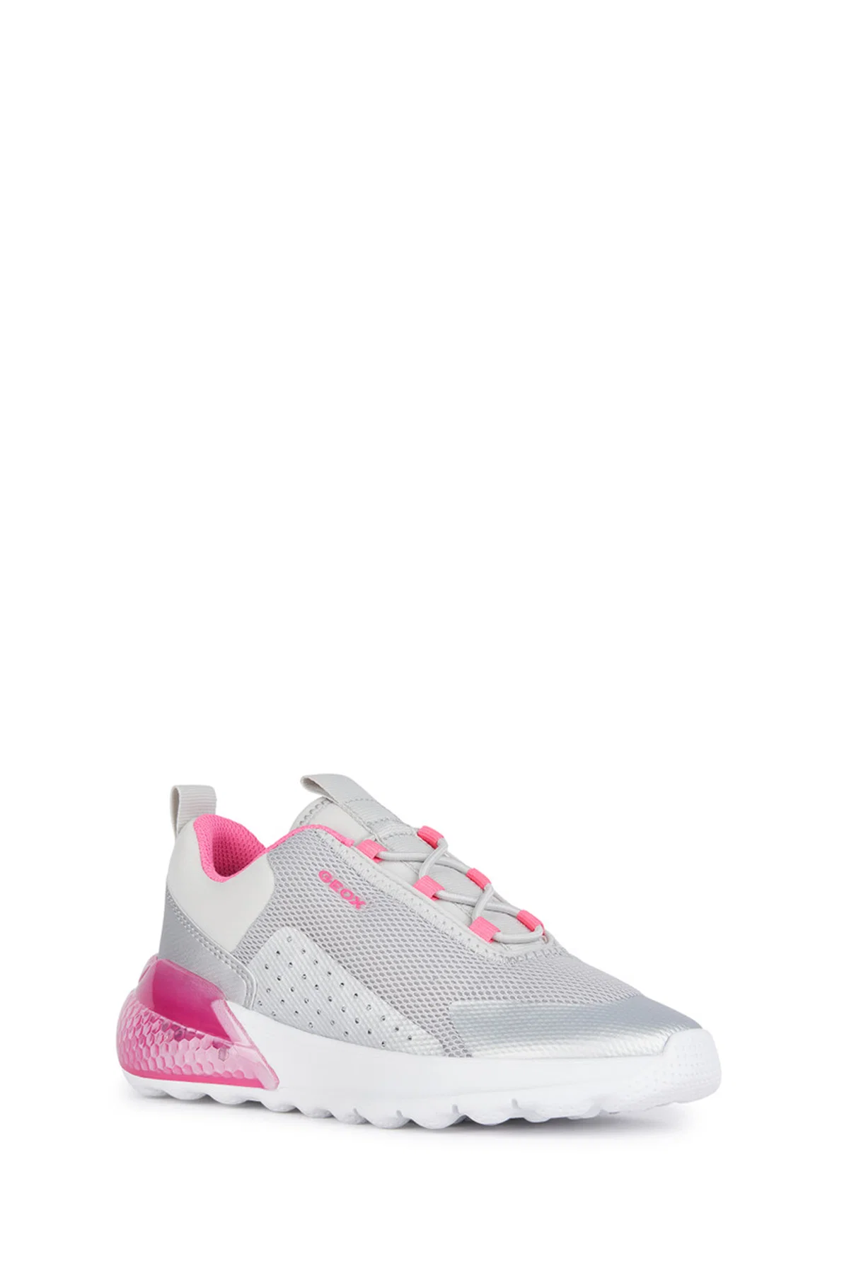 Geox Kız Çocuk Gri Activart Illuminus Sneaker - Image 2