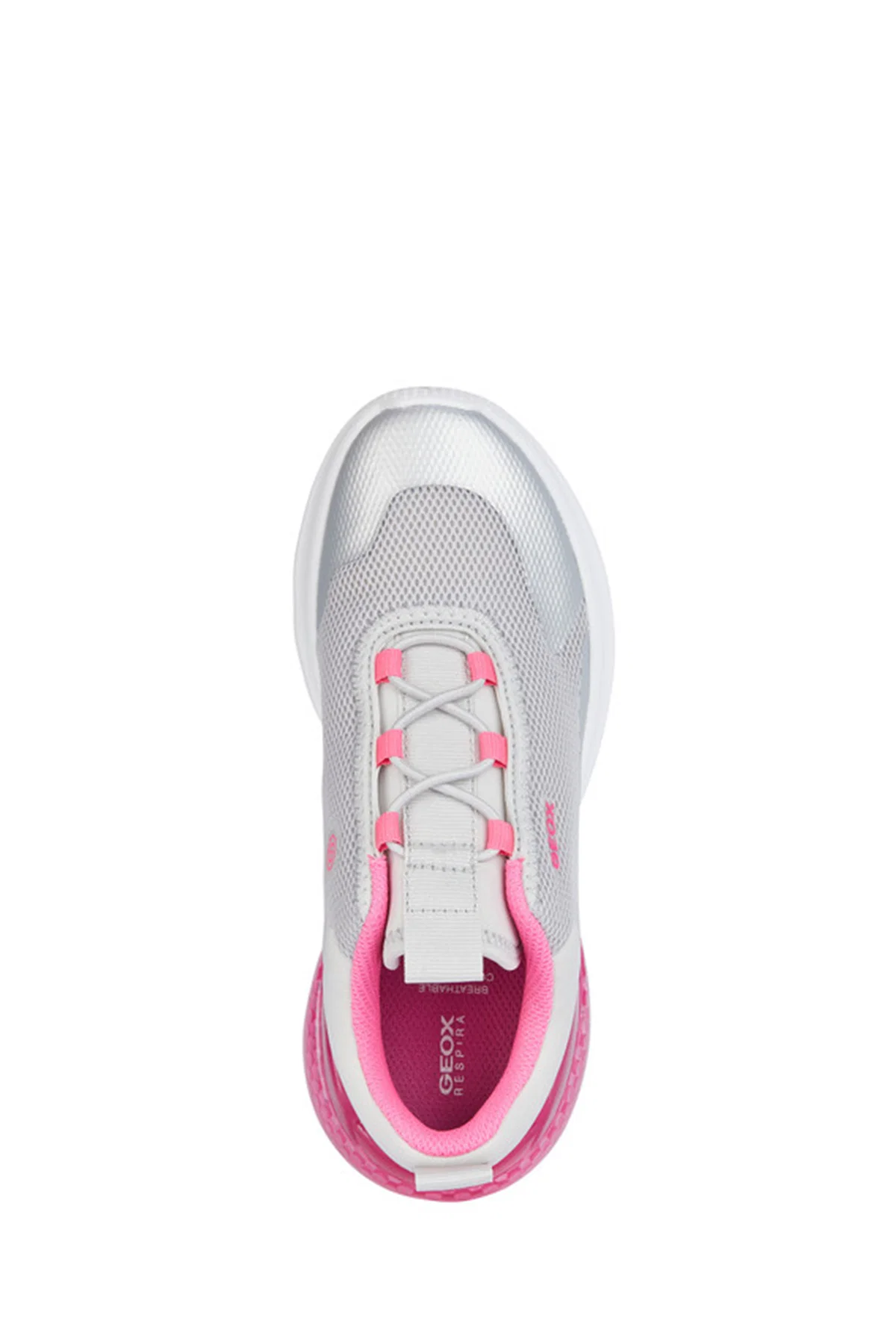 Geox Kız Çocuk Gri Activart Illuminus Sneaker - Image 5