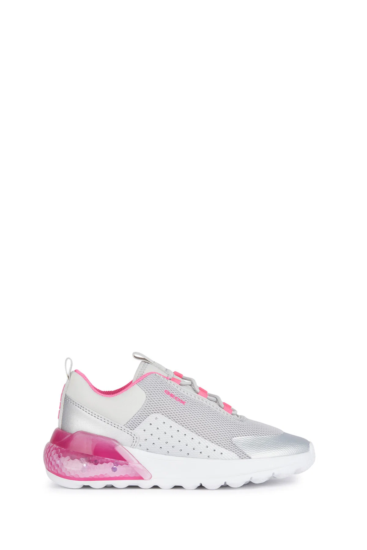 Geox Kız Çocuk Gri Activart Illuminus Sneaker - Image 7