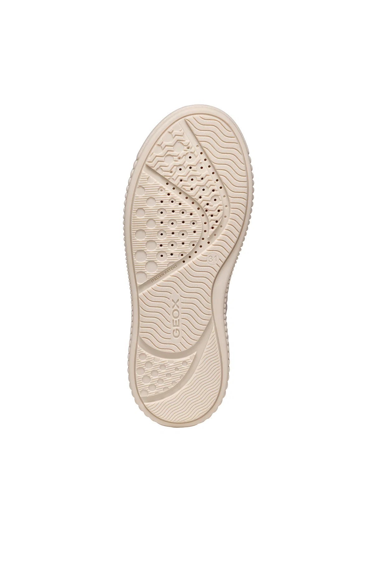 Geox Kız Çocuk Gri Laquinny Bağcıklı Kumaş Bilekli Sneaker - Image 6