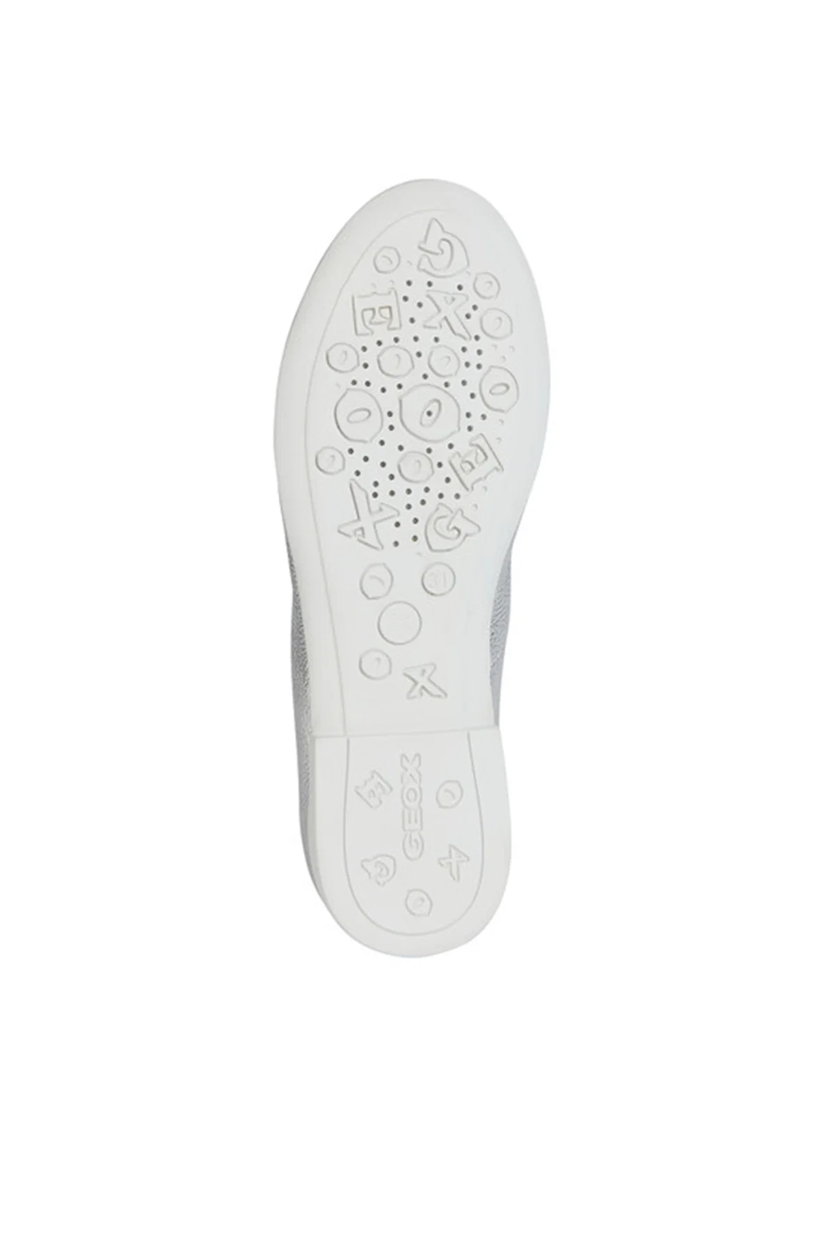 Geox Kız Çocuk Gümüş Plie Simli Babet - Image 7