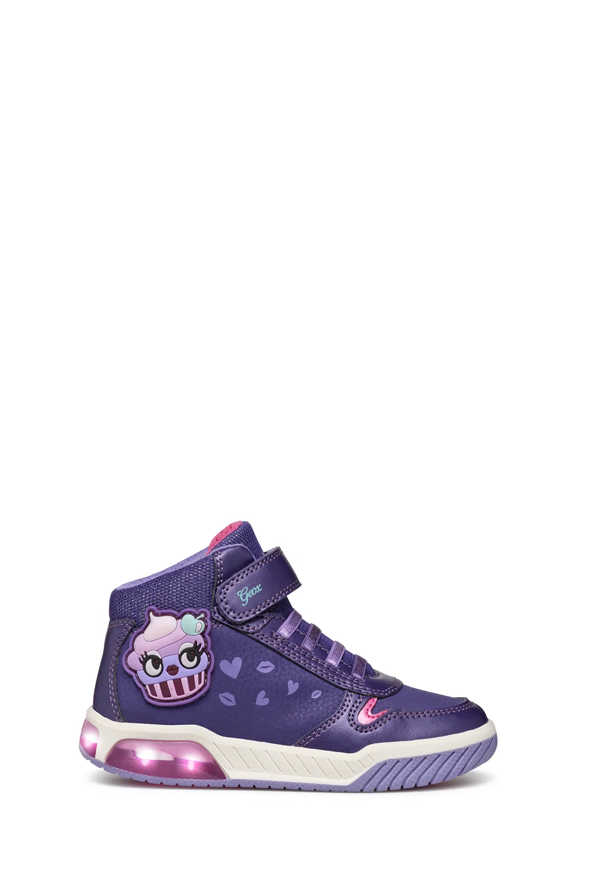 Geox Kız Çocuk Mor Girl Bağcıklı Bilekli Sneaker - Image 10