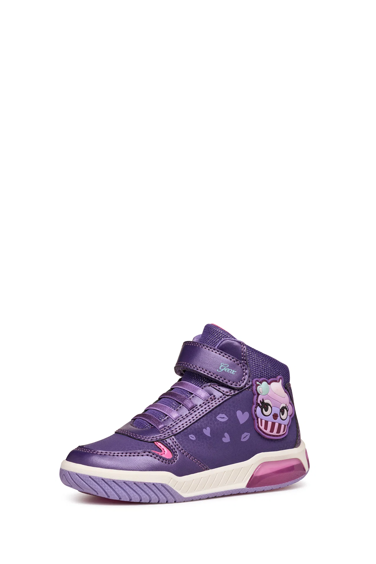 Geox Kız Çocuk Mor Girl Bağcıklı Bilekli Sneaker - Image 3