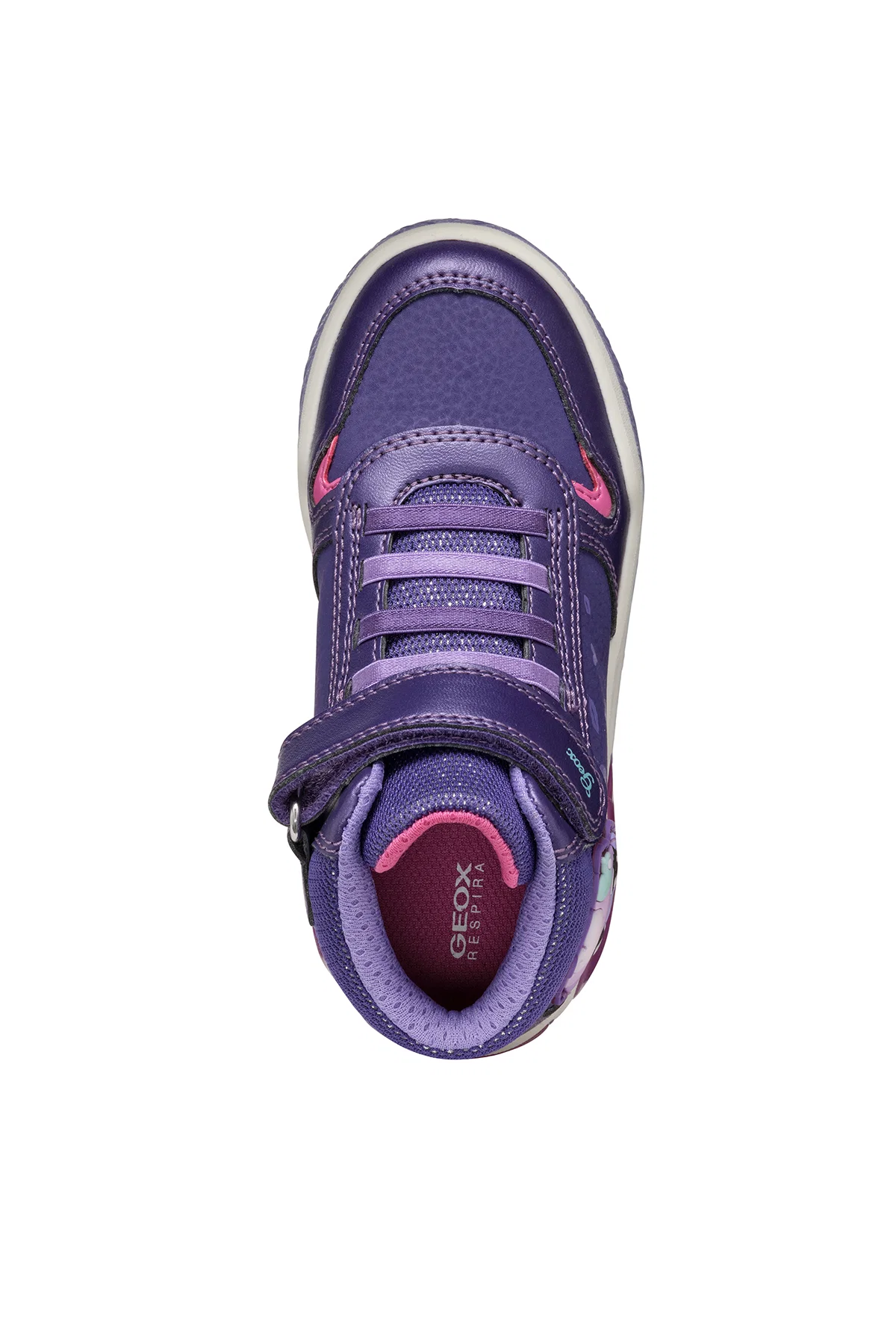 Geox Kız Çocuk Mor Girl Bağcıklı Bilekli Sneaker - Image 8