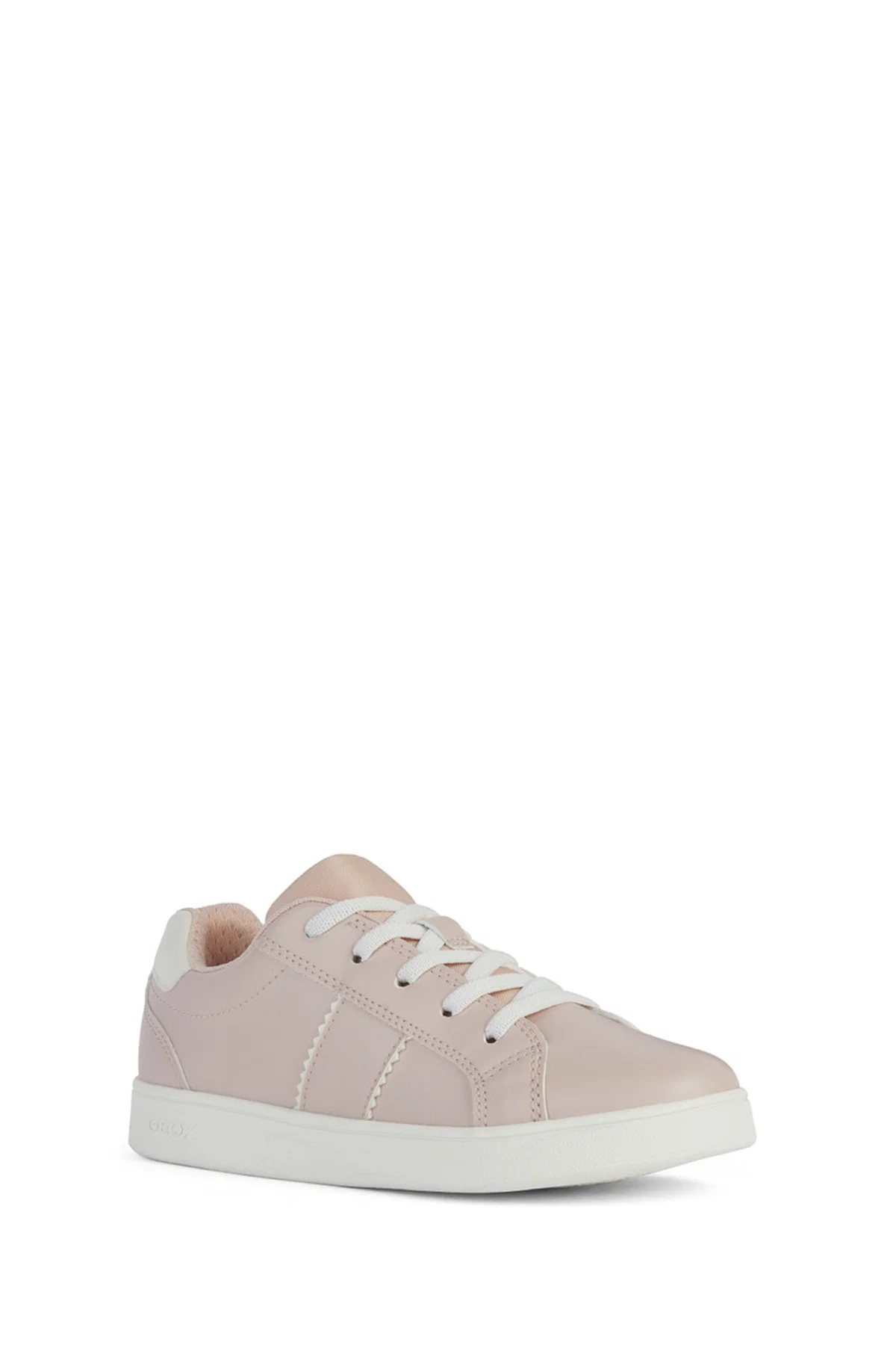Geox Kız Çocuk Pembe Eclyper Bağcıklı Deri Sneaker - Image 2