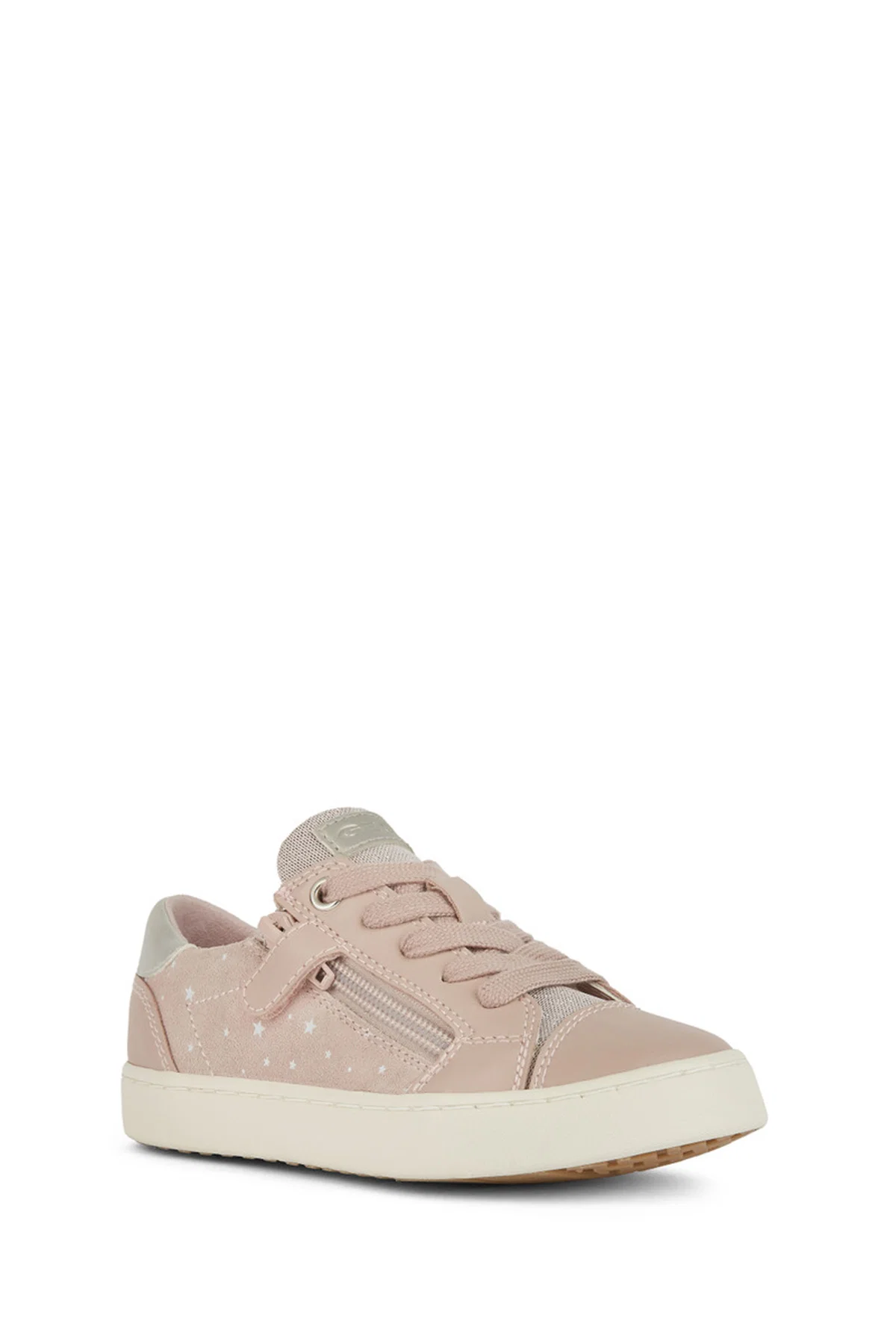Geox Kız Çocuk Pembe Kilwi Fermuarlı Deri Sneaker - Image 2