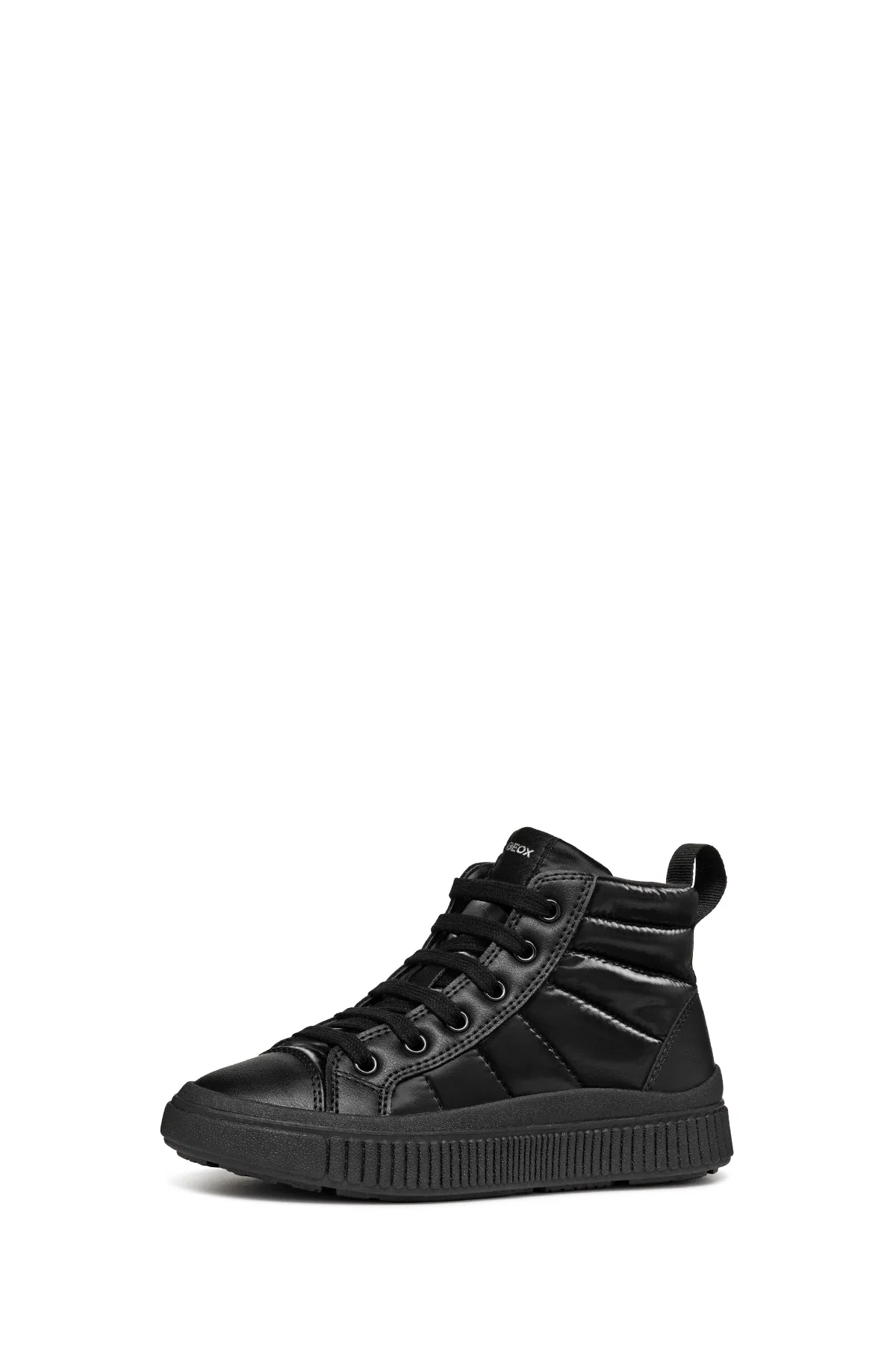 Geox Kız Çocuk Siyah Laquinny Bağcıklı Kumaş Bilekli Sneaker - Image 3