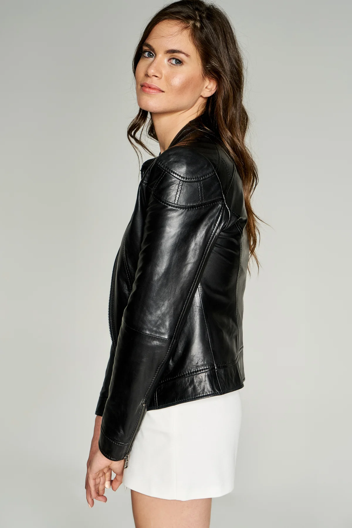 Glam Kadın Deri Ceket - Image 2