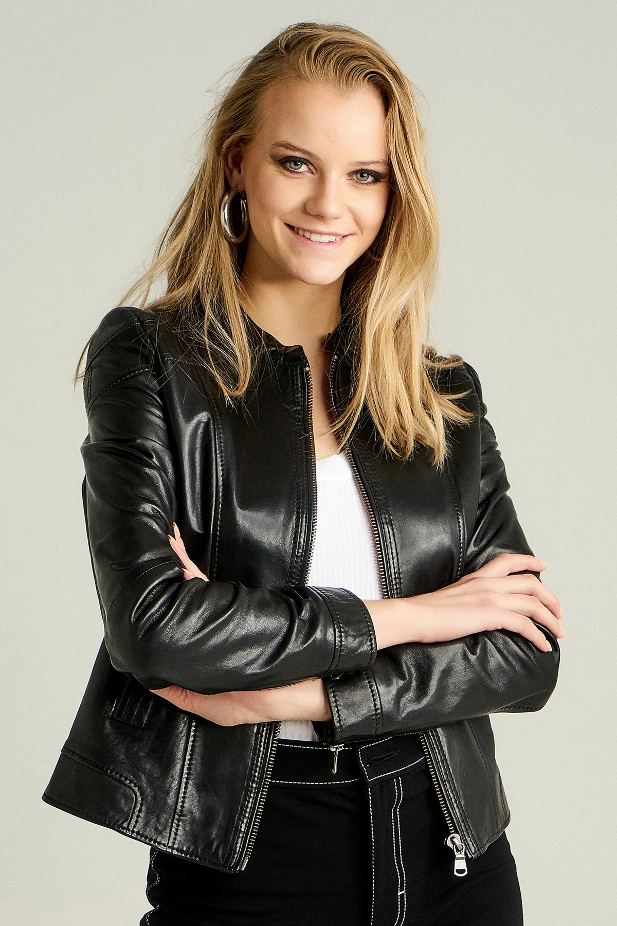 Glam Kadın Deri Ceket - Image 5