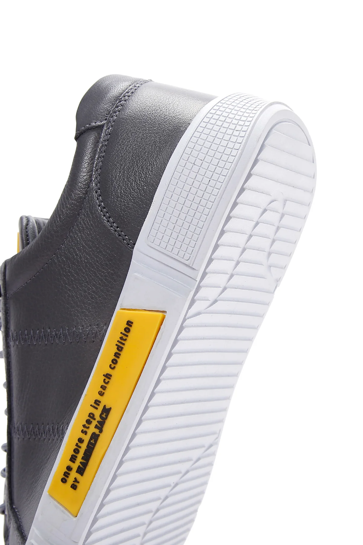 Hammer Jack Erkek Grı Toscana Deri Sneaker - Image 8