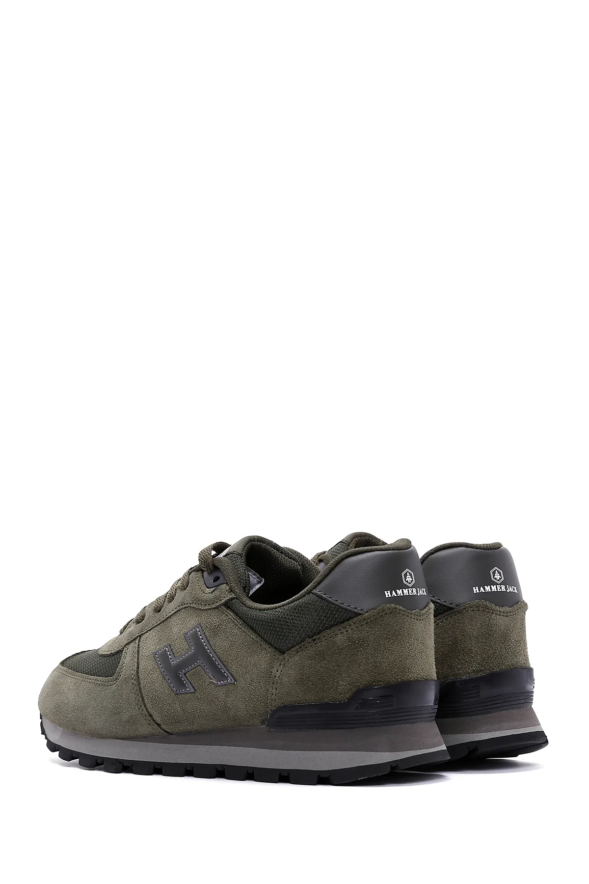 Hammer Jack Erkek Haki Peru Süet Deri Sneaker - Image 5