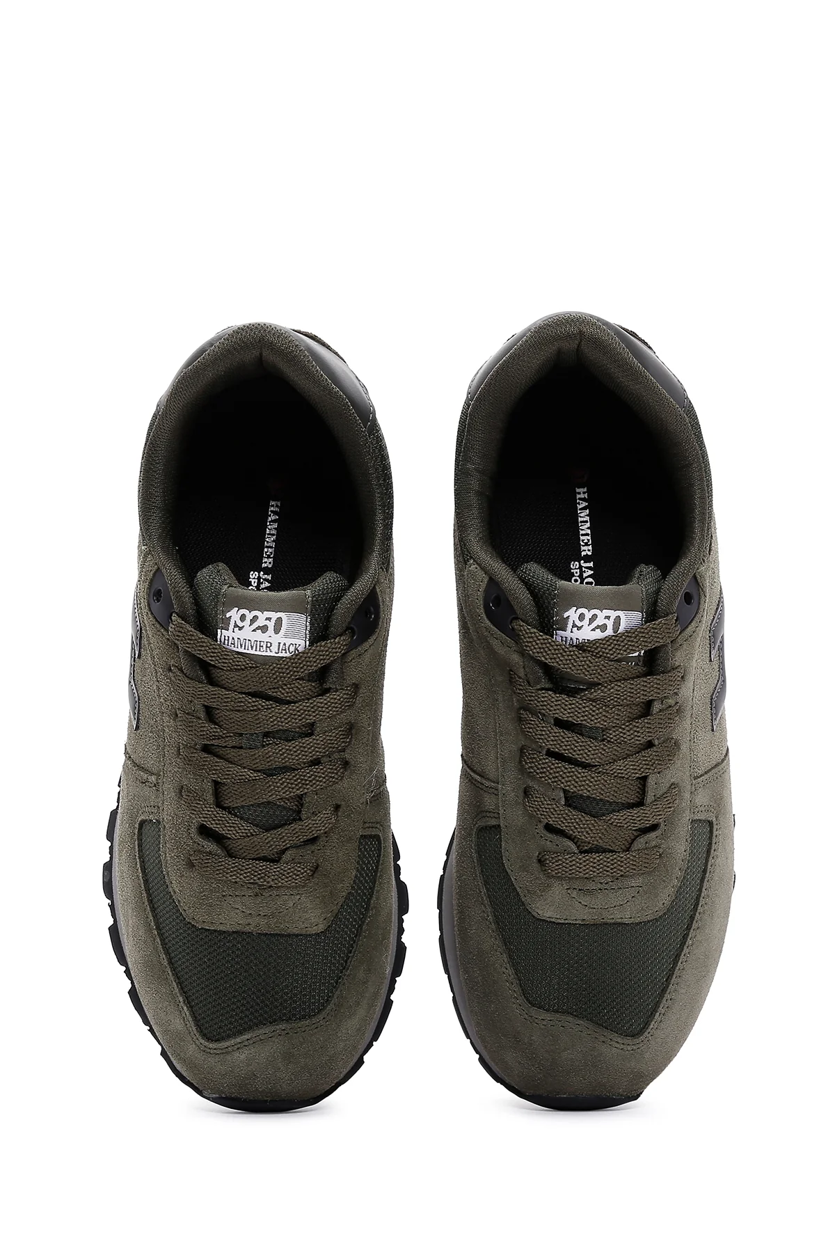 Hammer Jack Erkek Haki Peru Süet Deri Sneaker - Image 6