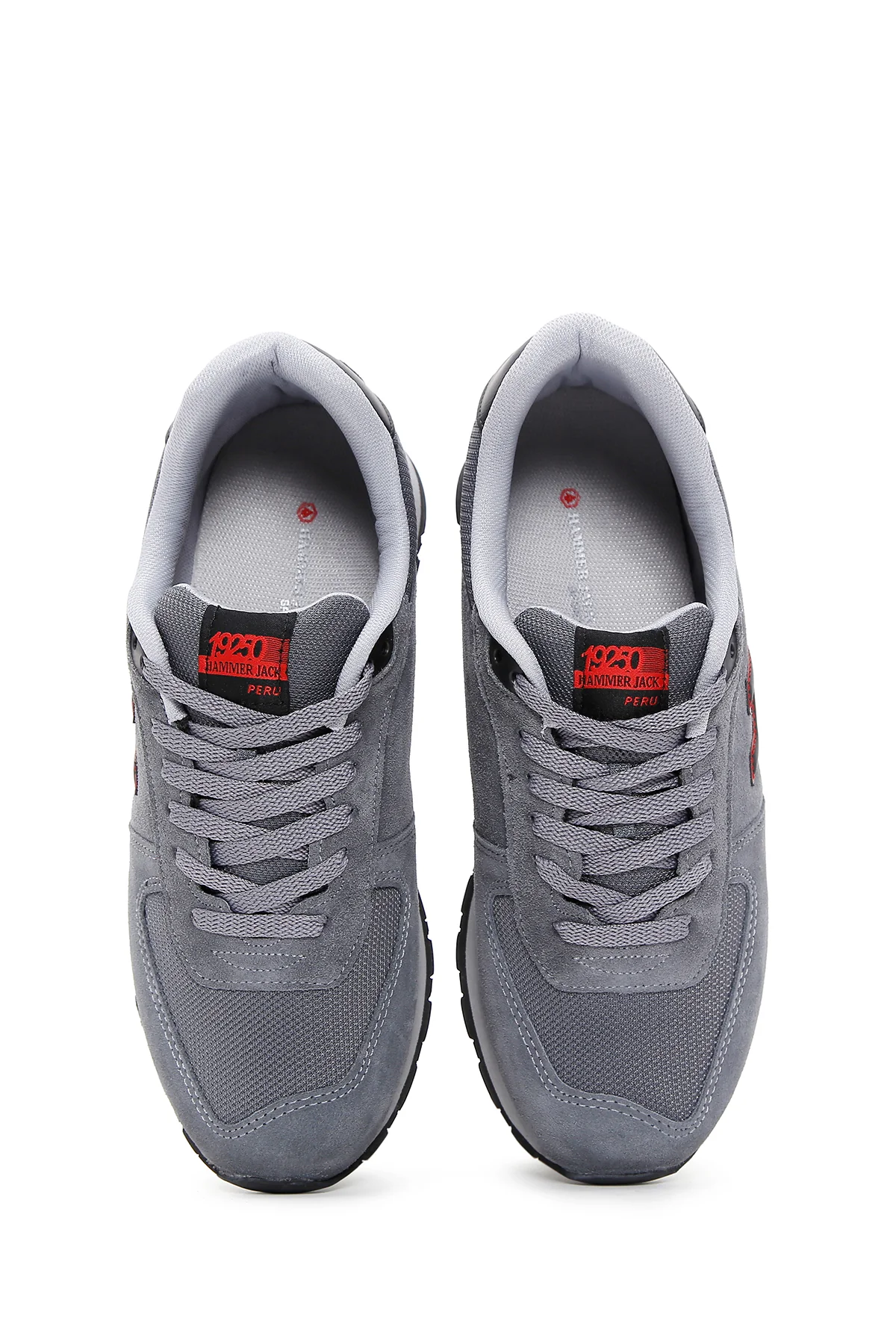 Hammer Jack Erkek Kırmızı Peru Süet Deri Sneaker - Image 6