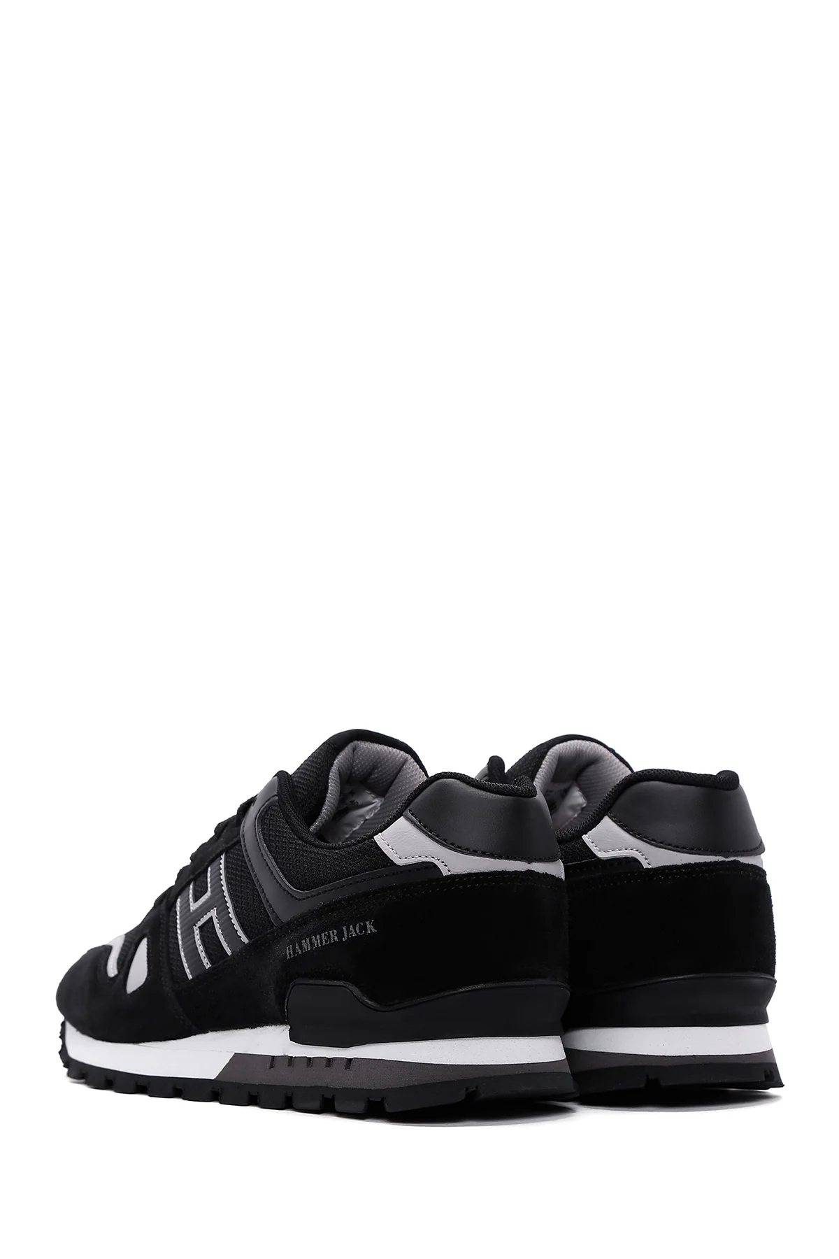Hammer Jack Erkek Siyah Deri Sneaker - Image 5
