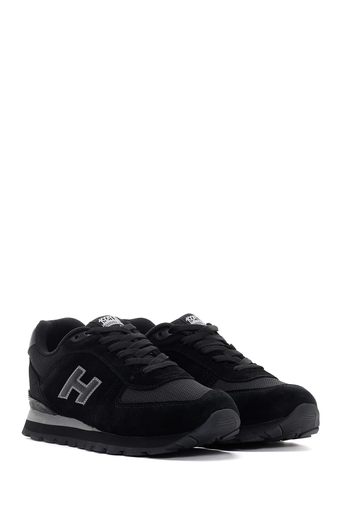 Hammer Jack Erkek Siyah-Füme Peru Süet Deri Sneaker - Image 3