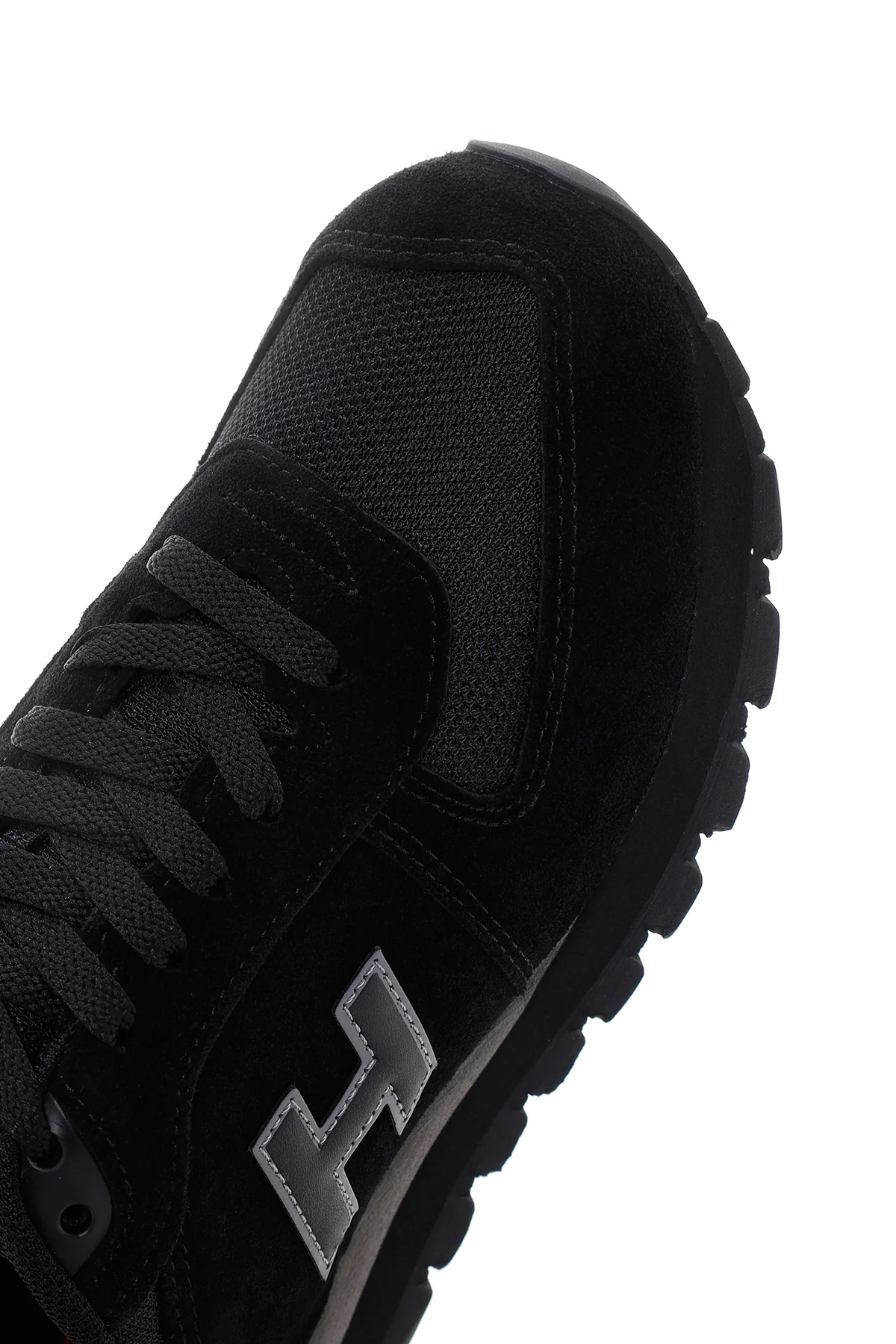 Hammer Jack Erkek Siyah-Füme Peru Süet Deri Sneaker - Image 9