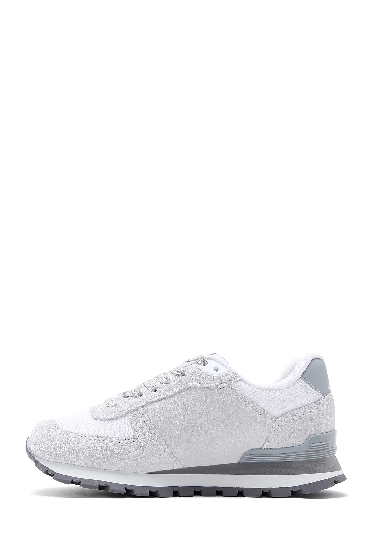 Hammer Jack Kadın Beyaz-Gri Deri Peru G Sneaker - Image 2