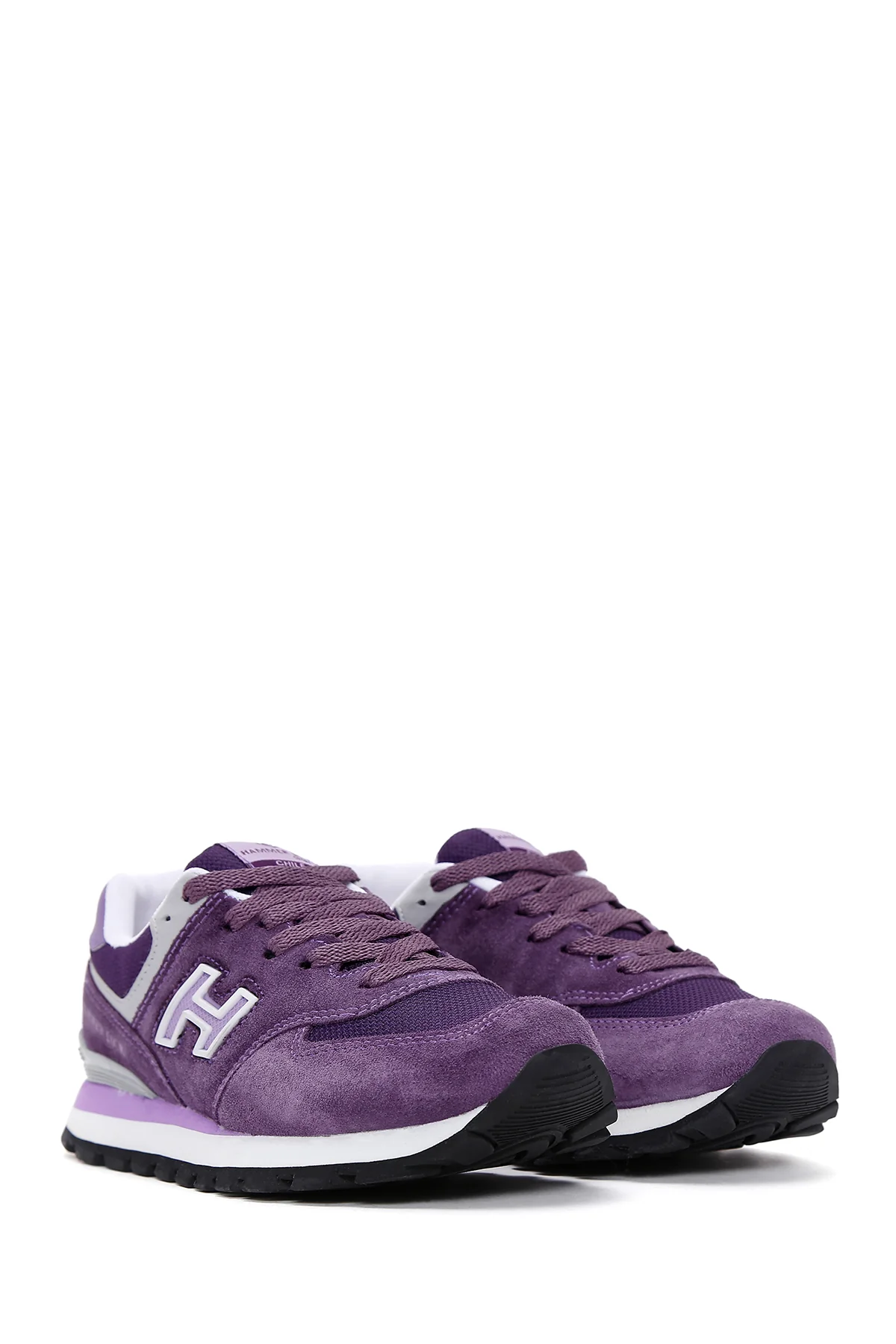 Hammer Jack Kadın Lila Chile Süet Deri Sneaker - Image 3