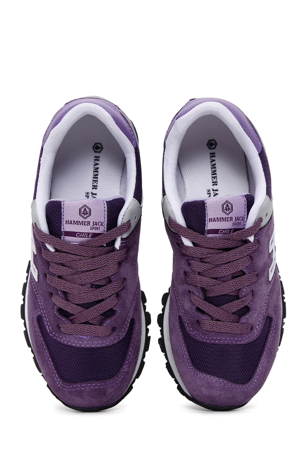 Hammer Jack Kadın Lila Chile Süet Deri Sneaker - Image 6