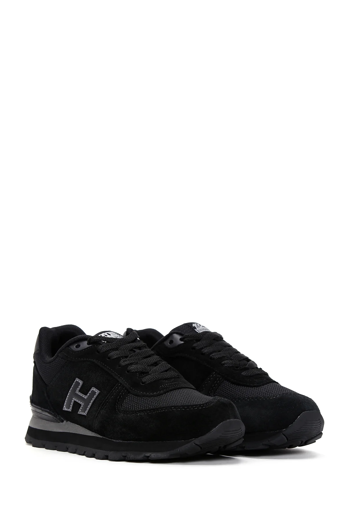Hammer Jack Kadın Siyah-Füme Nubuk Deri Peru G Sneaker - Image 3