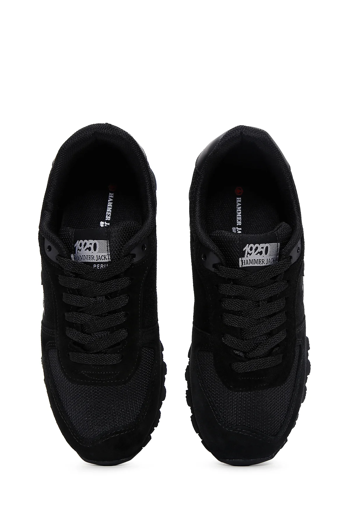 Hammer Jack Kadın Siyah-Füme Nubuk Deri Peru G Sneaker - Image 6