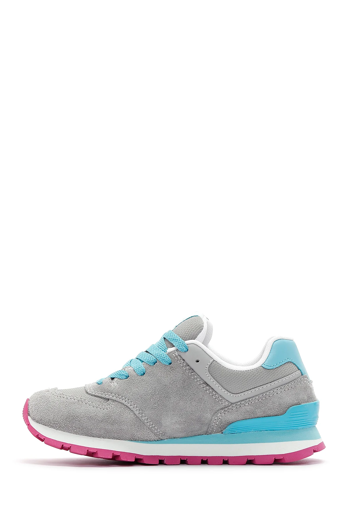Hammer Jack Kadın Turkuaz Chile Süet Deri Sneaker - Image 2