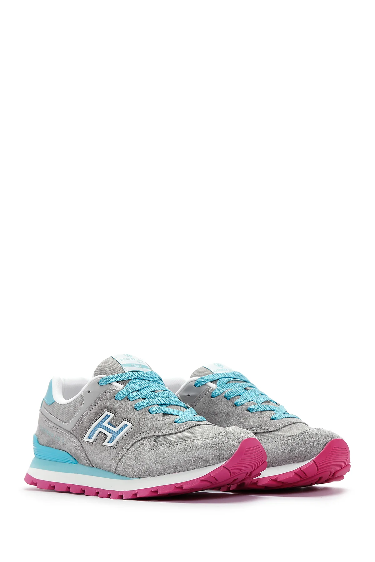 Hammer Jack Kadın Turkuaz Chile Süet Deri Sneaker - Image 3